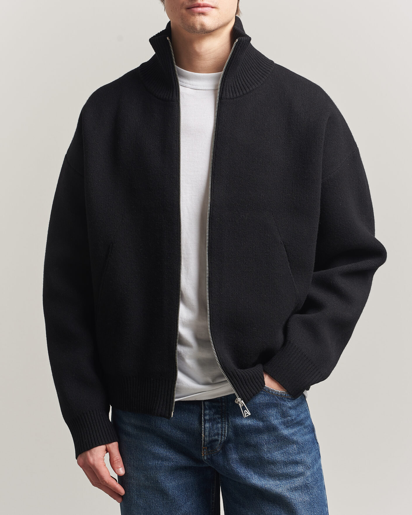 Herren | Pullover | Axel Arigato | Core Zip-Up Sweater Black