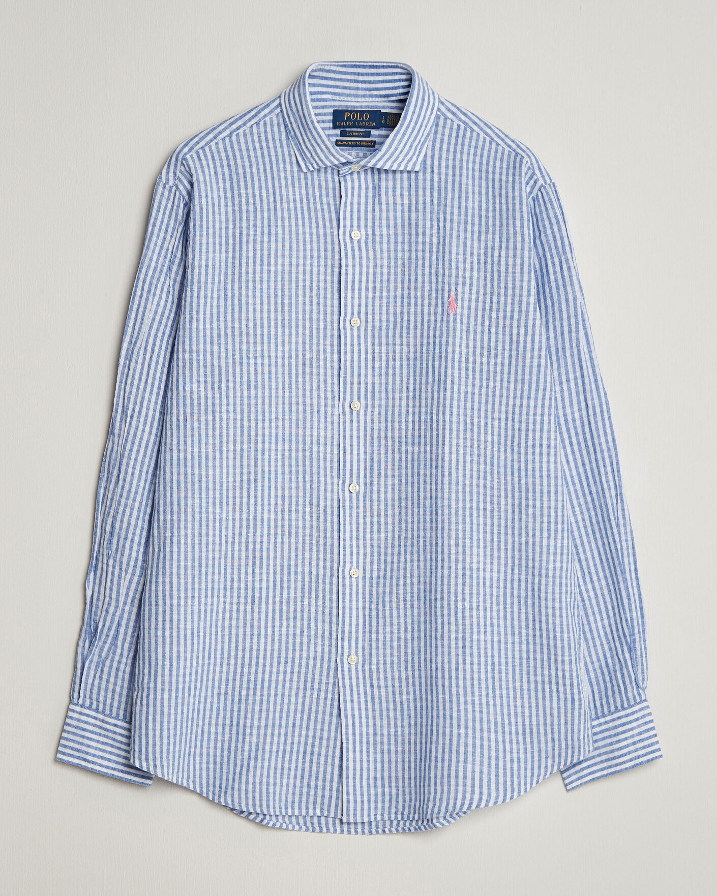 Herren | Hemden | Polo Ralph Lauren | Cotton/Linen Seersucker Shirt Blue/White