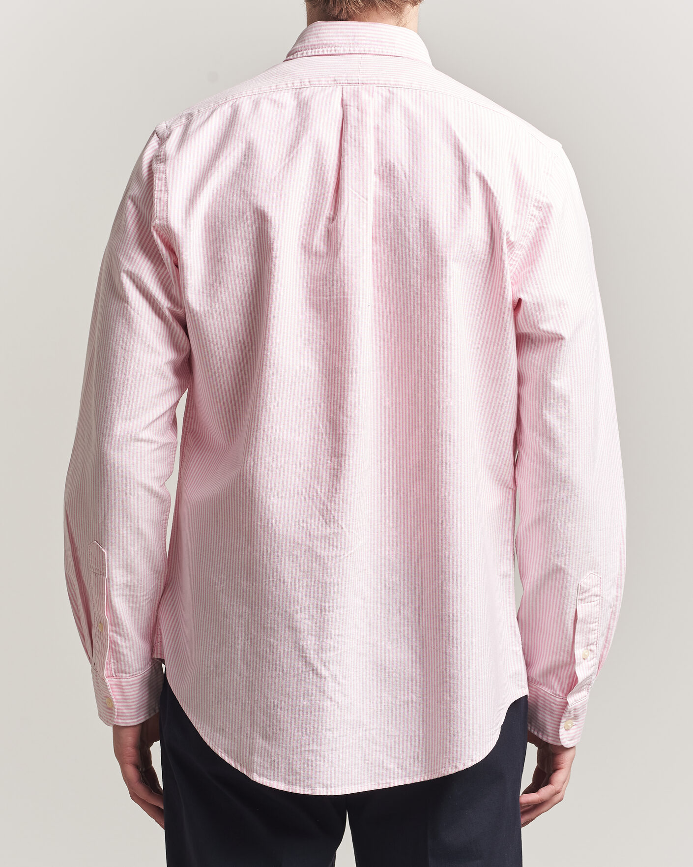 Herren | Hemden | Polo Ralph Lauren | Custom Fit Micro Striped Oxford Shirt Pink