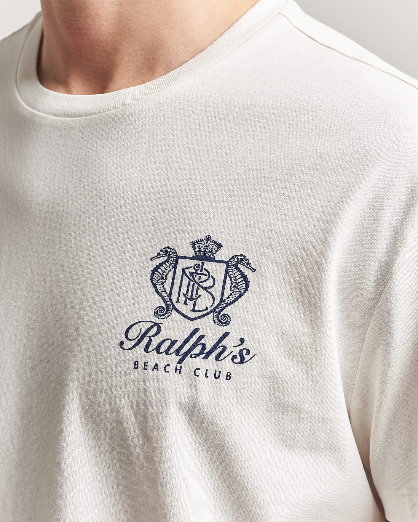 Herren | T-Shirts | Polo Ralph Lauren | Ralph's Beach Club Back Print Tee White