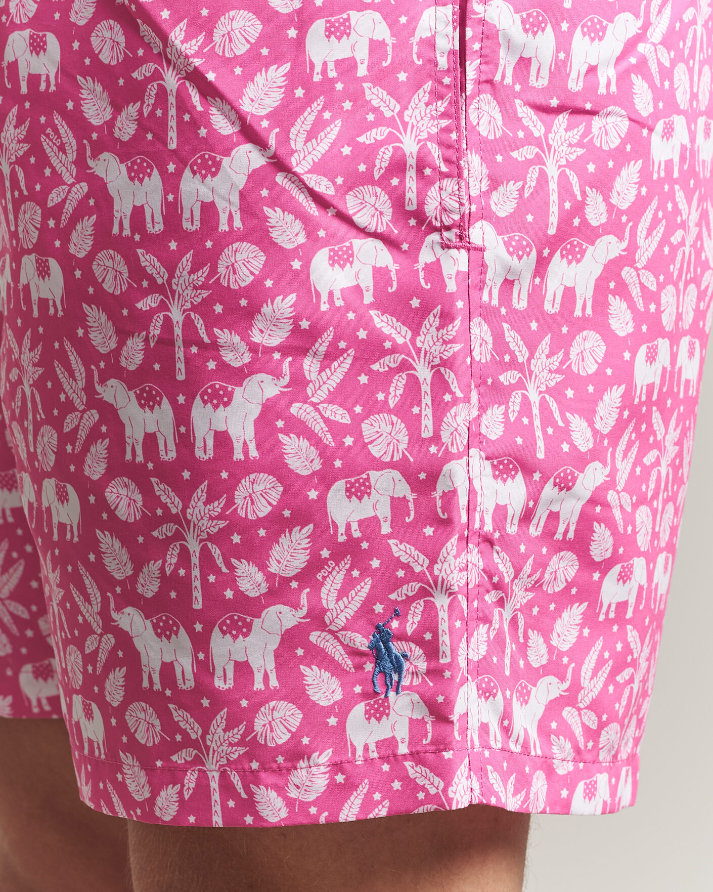 Herren | Polo Ralph Lauren Traveler Print Mid Trunk Pink | Polo Ralph Lauren | Traveler Print Mid Trunk Pink