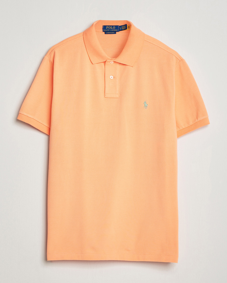 Herren | Poloshirts | Polo Ralph Lauren | Custom Slim Fit Polo Pompano Orange