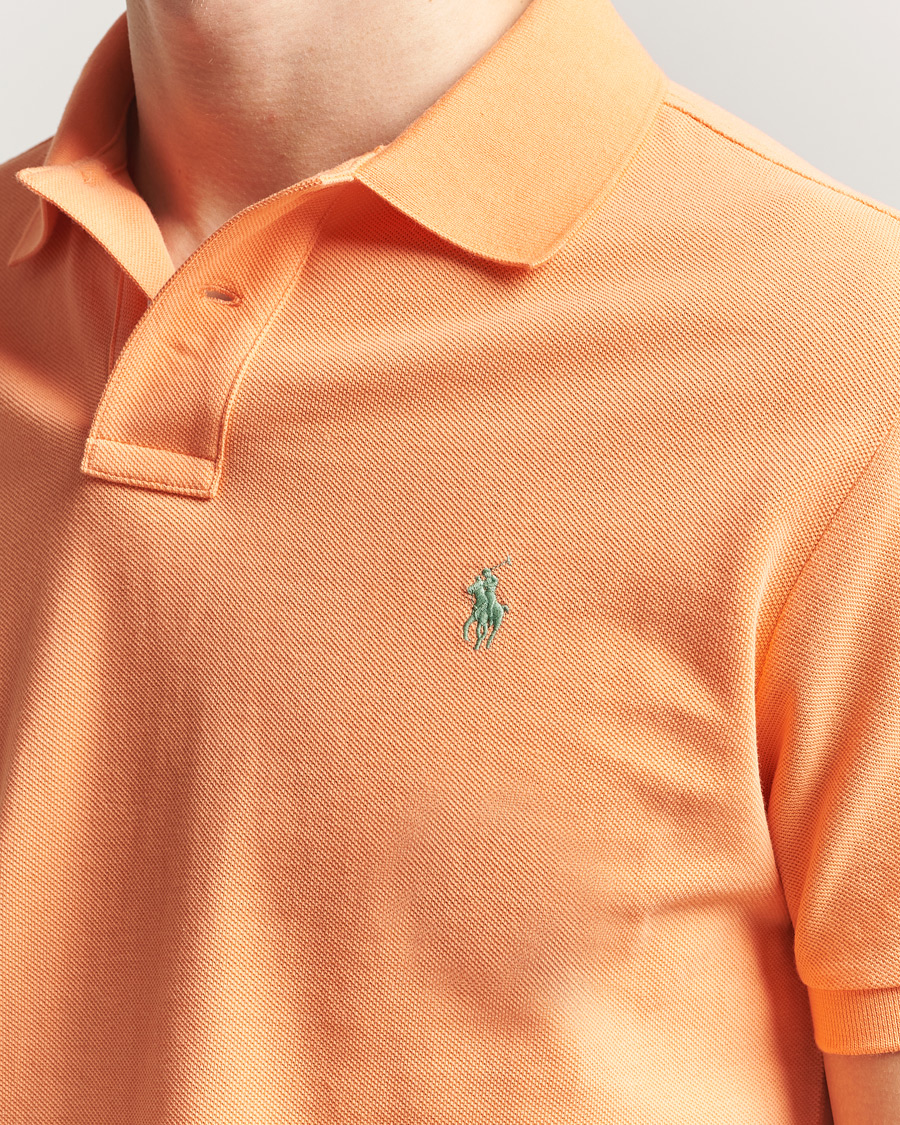 Herren | Poloshirts | Polo Ralph Lauren | Custom Slim Fit Polo Pompano Orange
