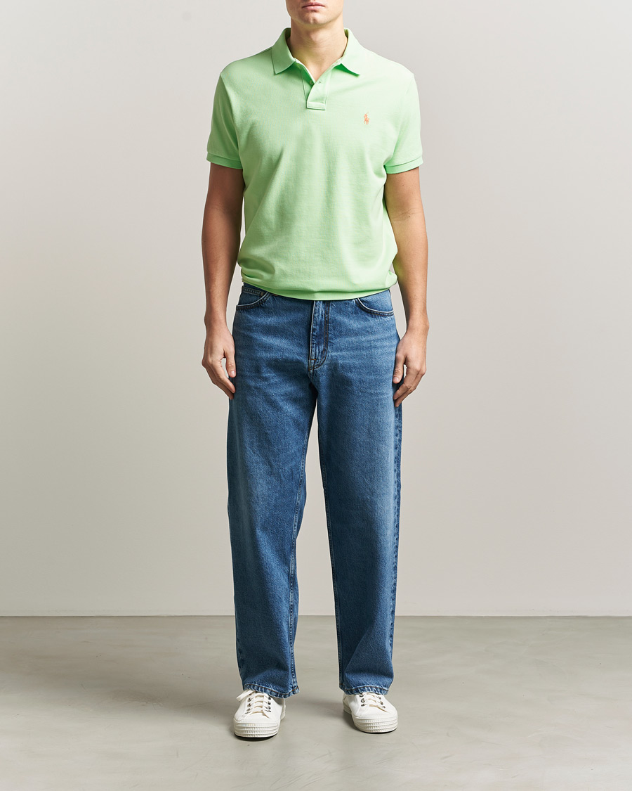 Herren | Poloshirts | Polo Ralph Lauren | Custom Slim Fit Polo Cruise Lime