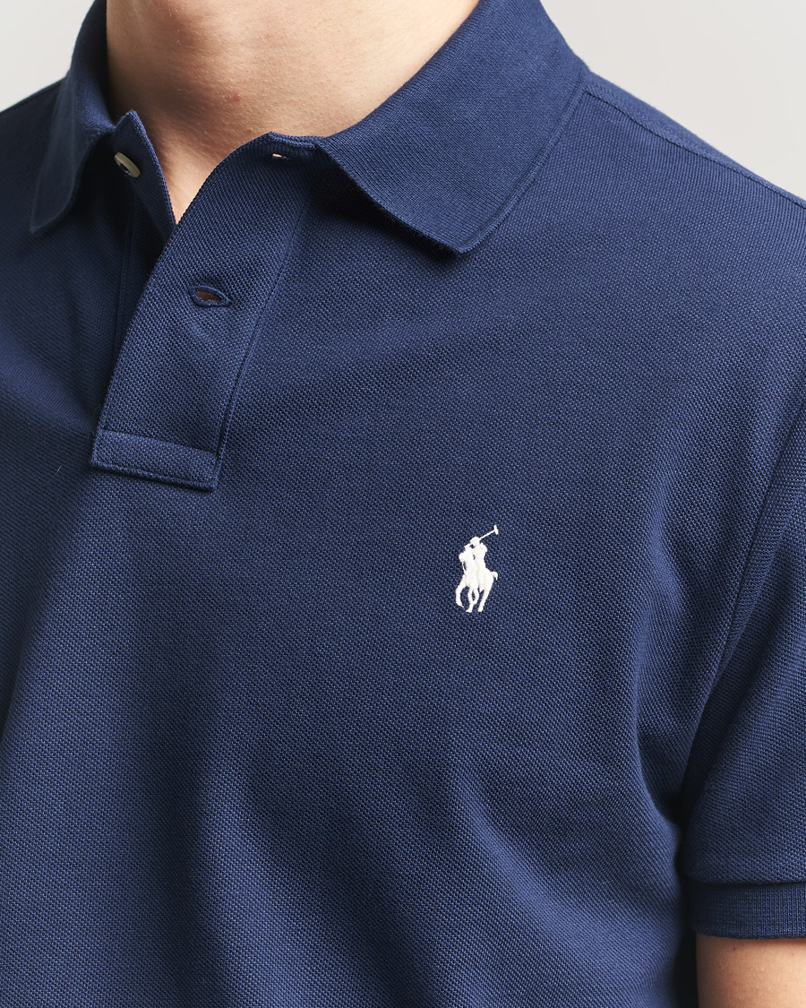Herren | Poloshirts | Polo Ralph Lauren | Custom Slim Fit Polo Navy