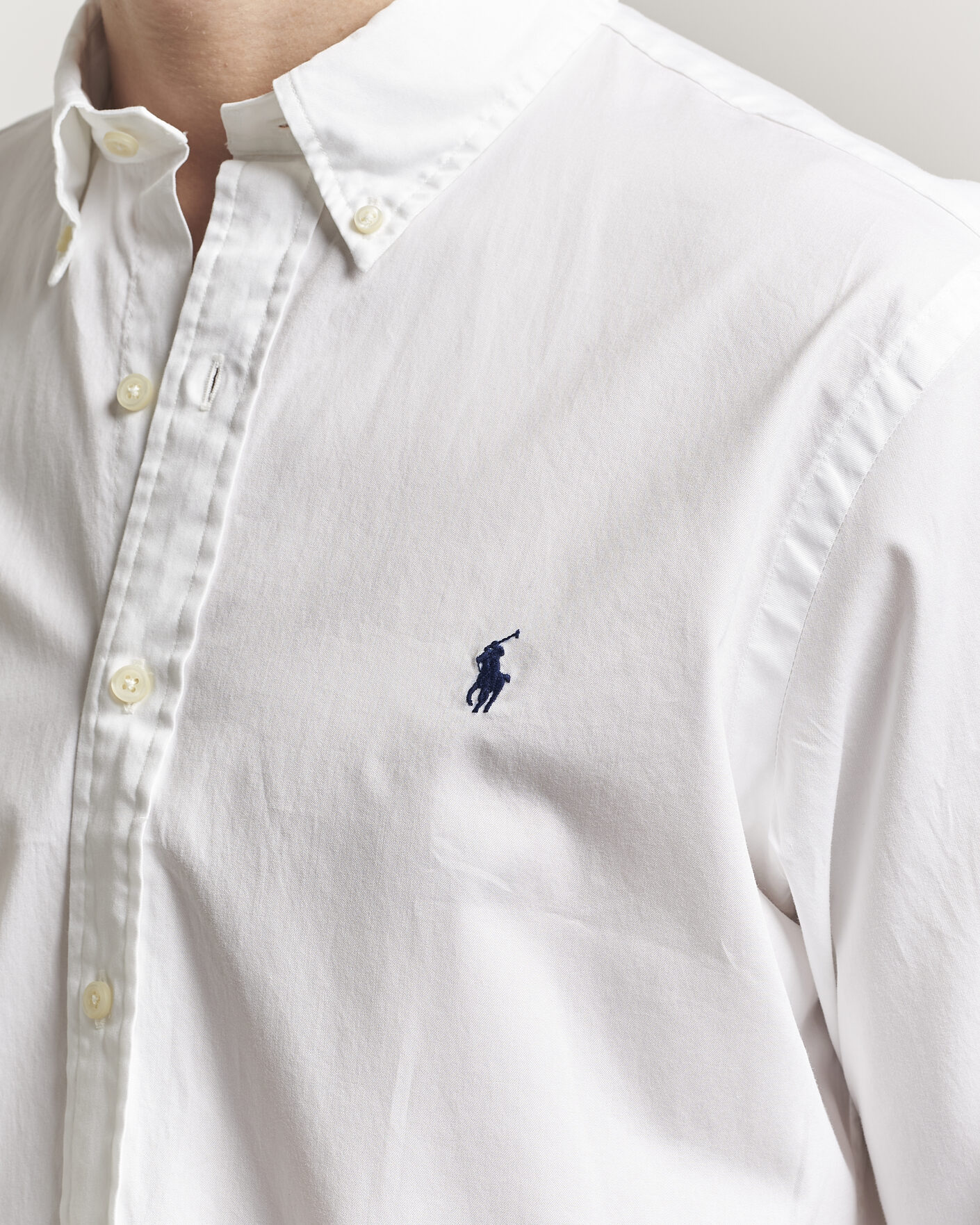 Herren | Hemden | Polo Ralph Lauren | Custom Fit Garment Twill Shirt White