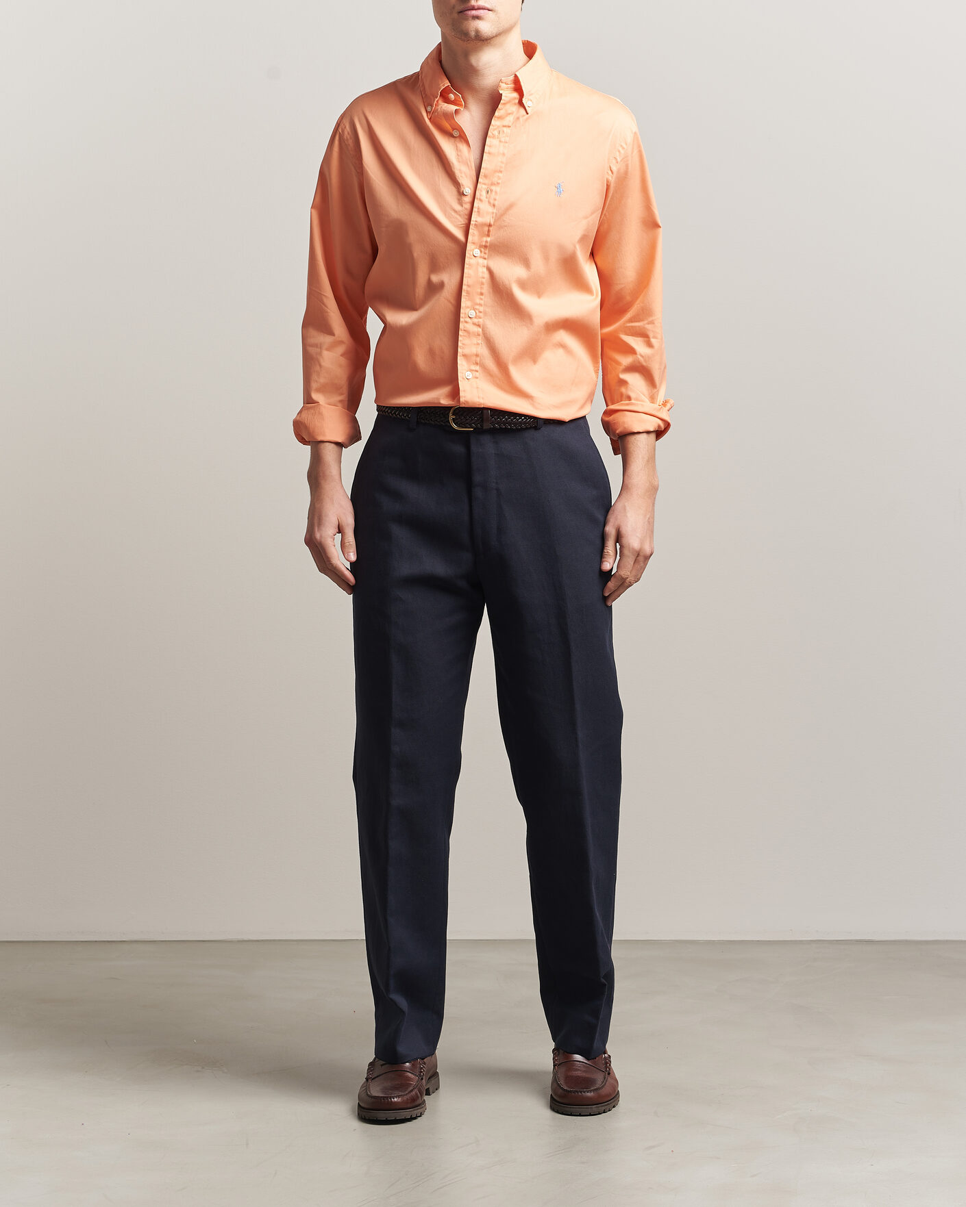 Herren | Hemden | Polo Ralph Lauren | Custom Fit Garment Twill Shirt Poppy