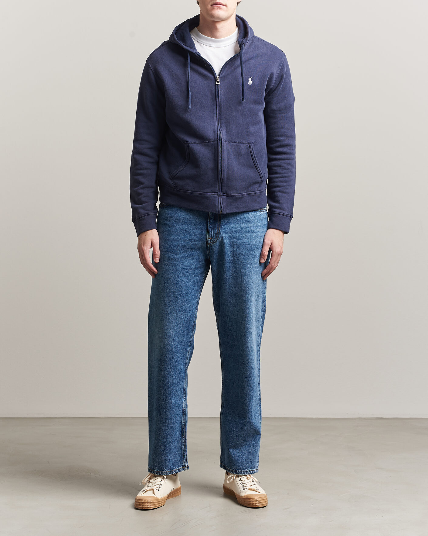 Herren | Pullover | Polo Ralph Lauren | Island Terry Full Zip Hoodie Newport Navy