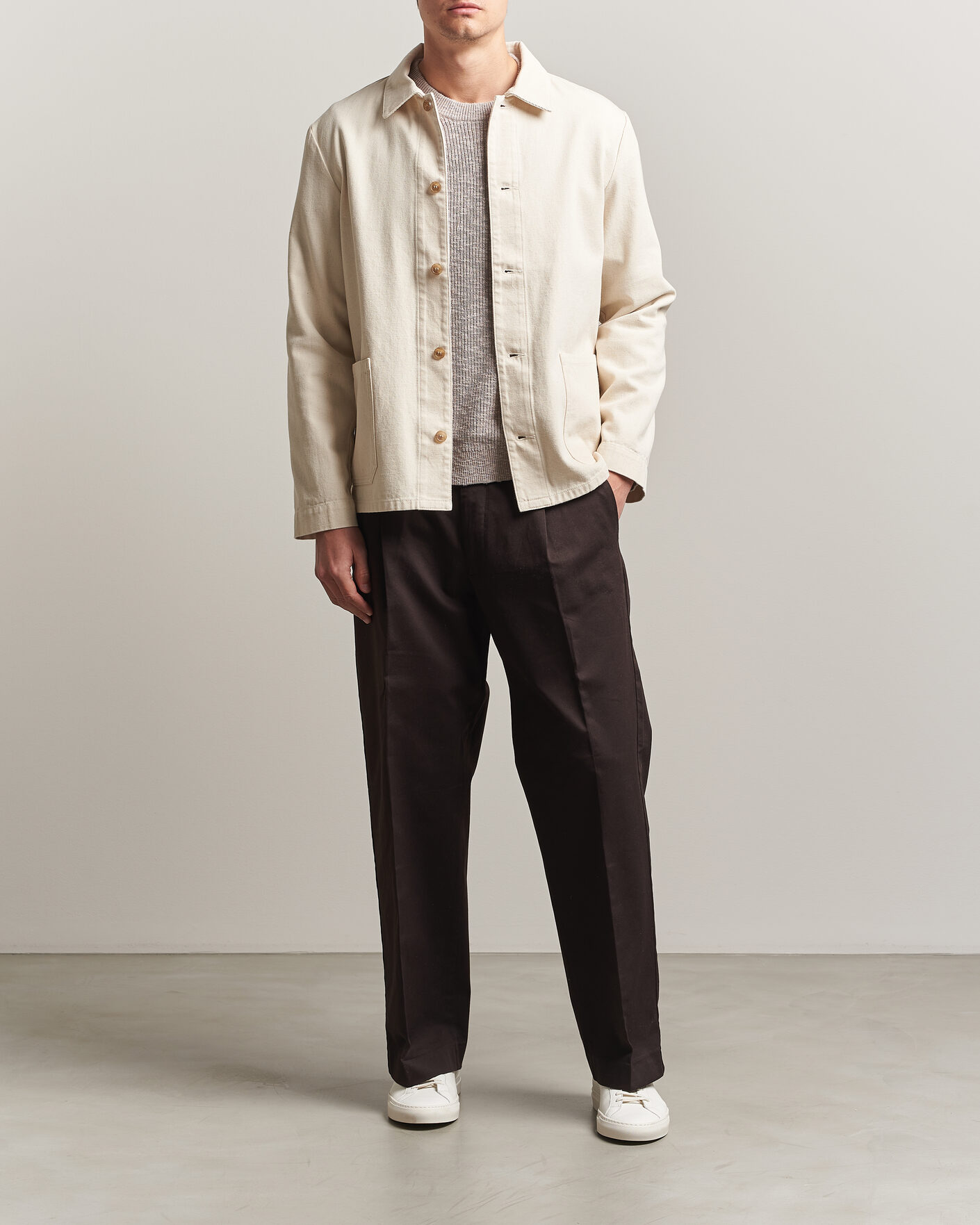 Herren | Hemden | A.P.C. | Kerlouan Denim Overshirt Ecru