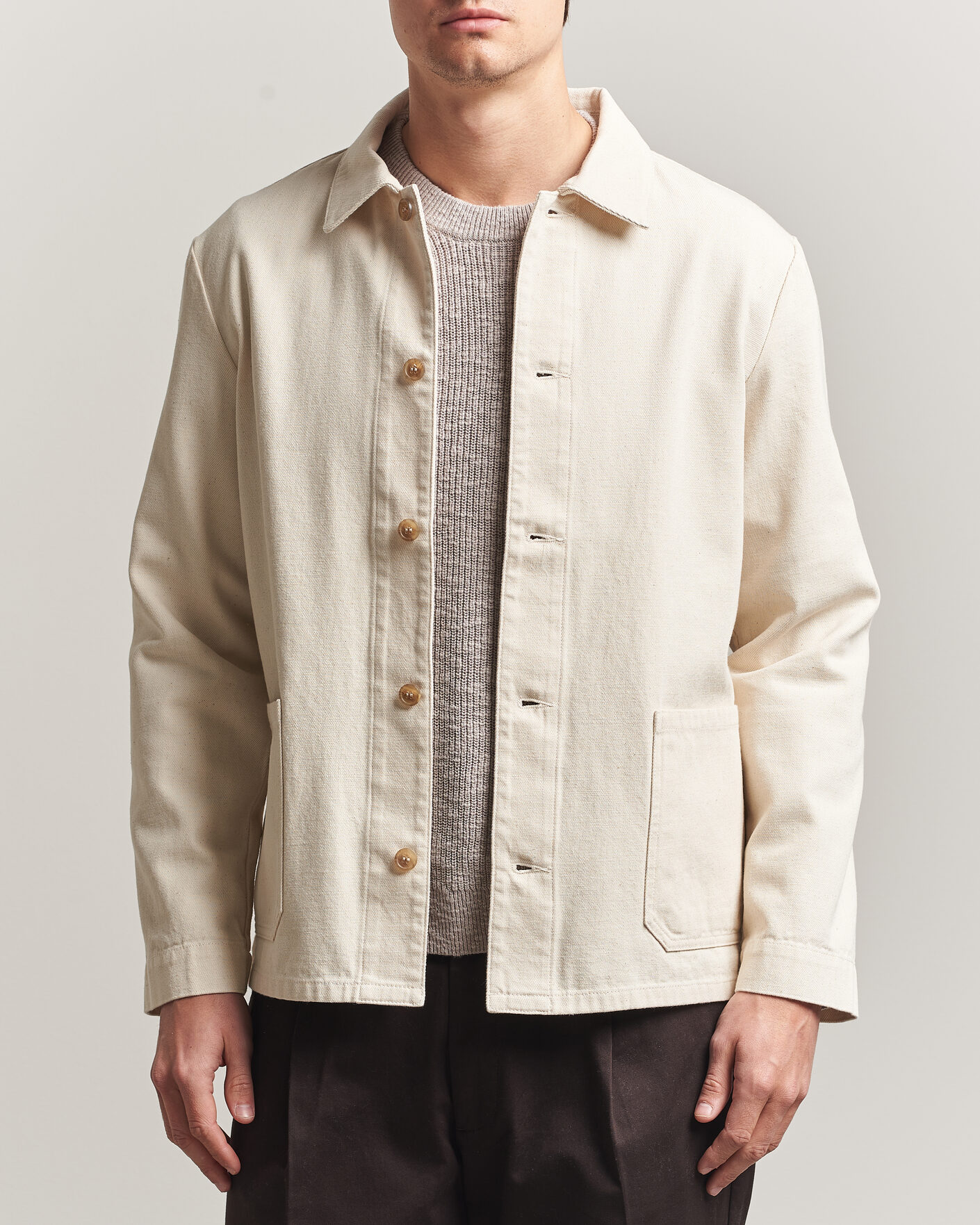 Herren | Hemden | A.P.C. | Kerlouan Denim Overshirt Ecru