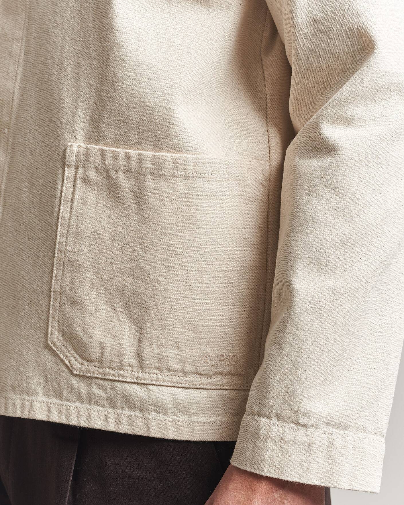 Herren | Hemden | A.P.C. | Kerlouan Denim Overshirt Ecru