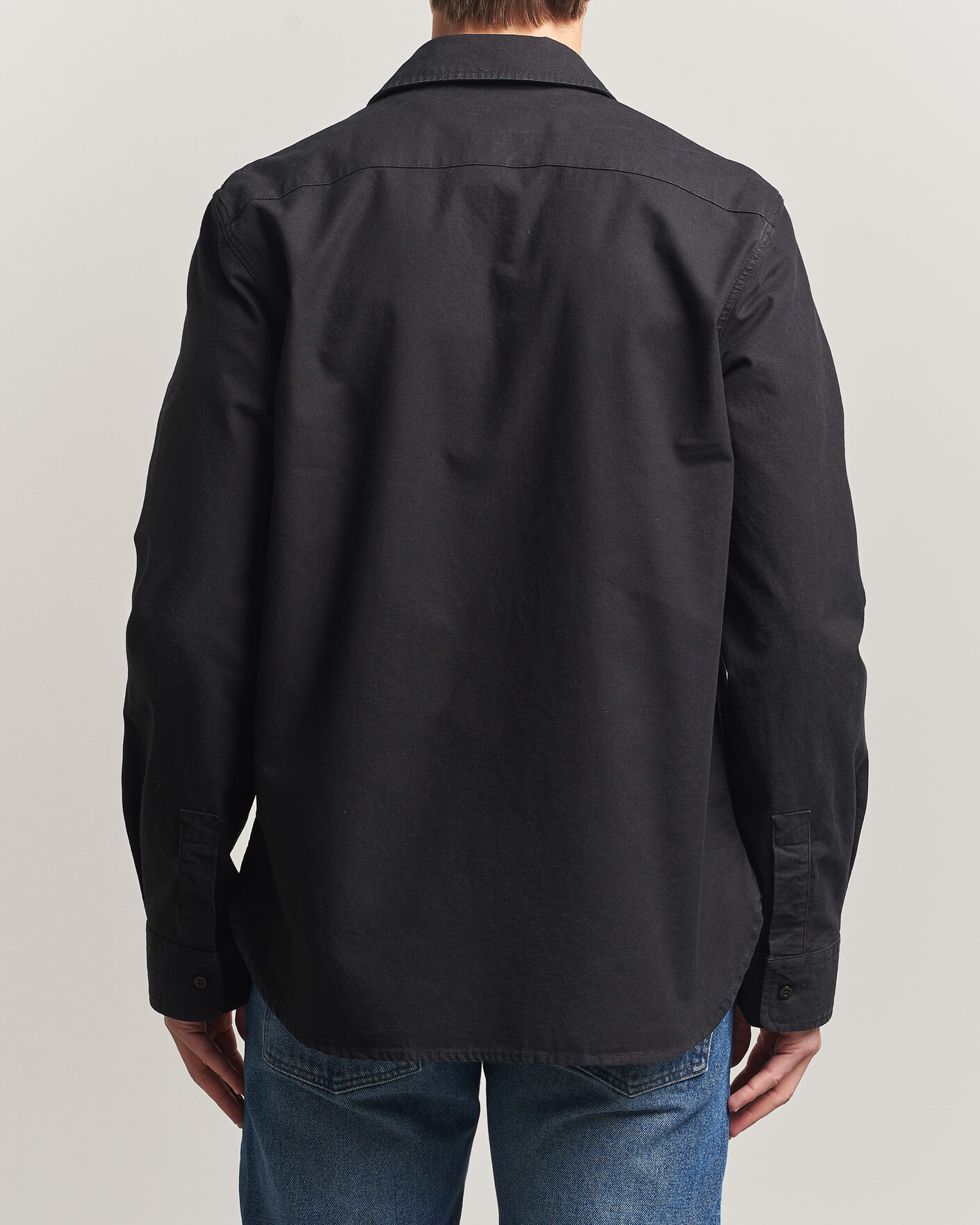 Herren | Hemden | A.P.C. | Safari Cotton/Linen Overshirt Faded Black