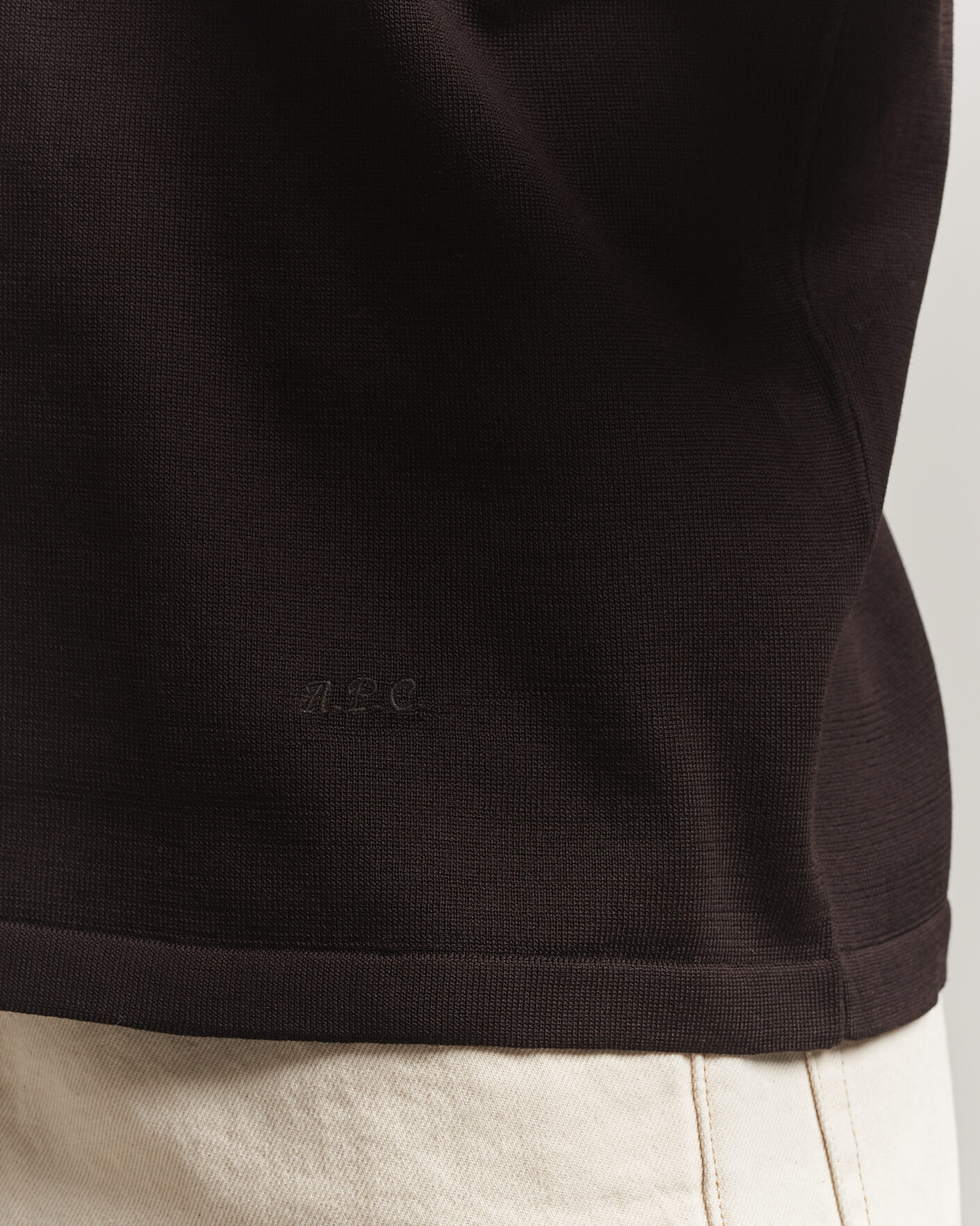 Herren | Poloshirts | A.P.C. | Colin Knitted Polo Brown