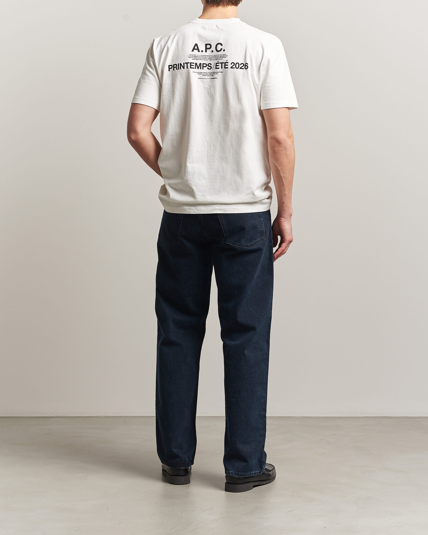 Herren | T-Shirts | A.P.C. | Printed Crew Neck T-Shirt Off White