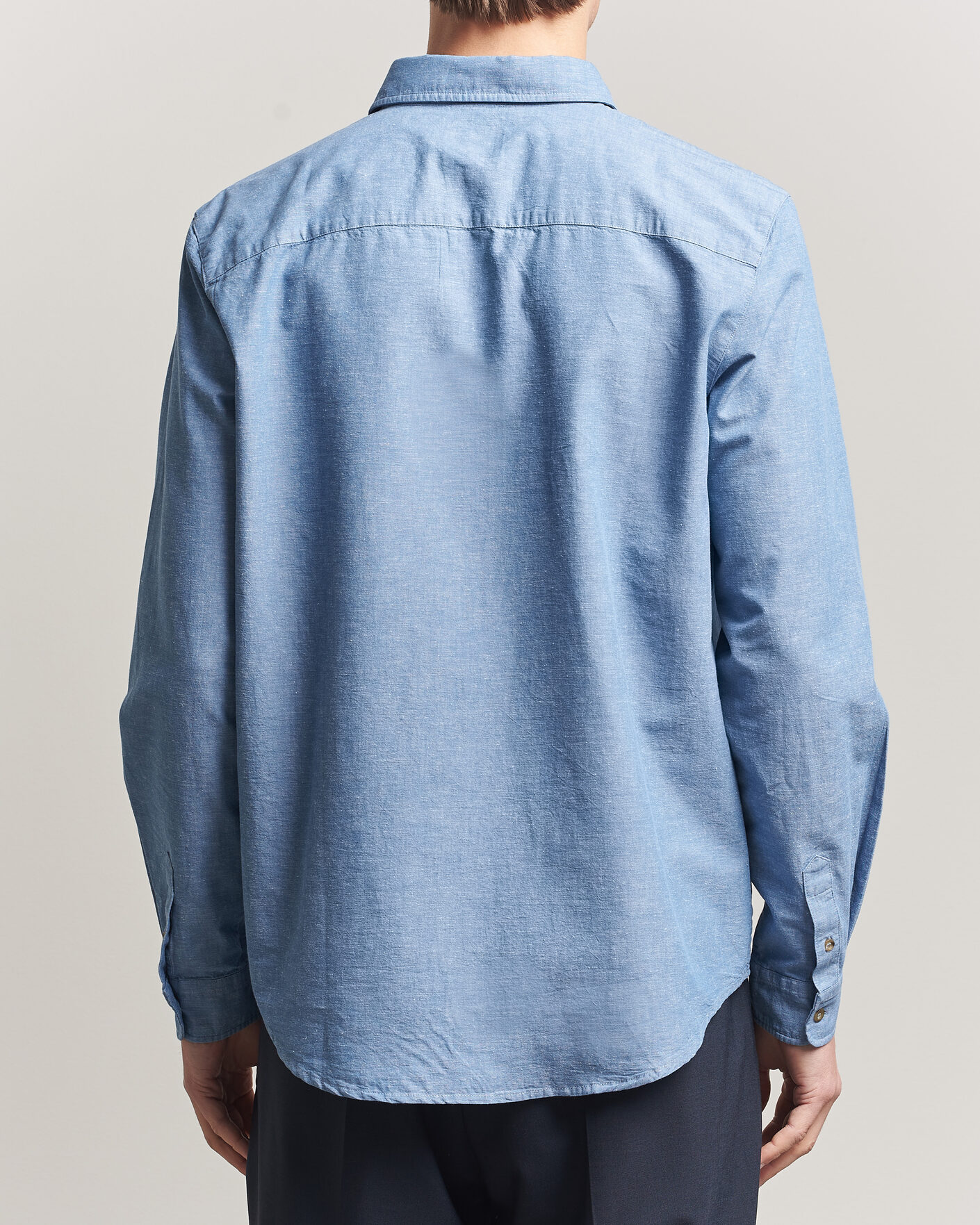 Herren | Hemden | A.P.C. | Harris Cotton/Linen Shirt Blue