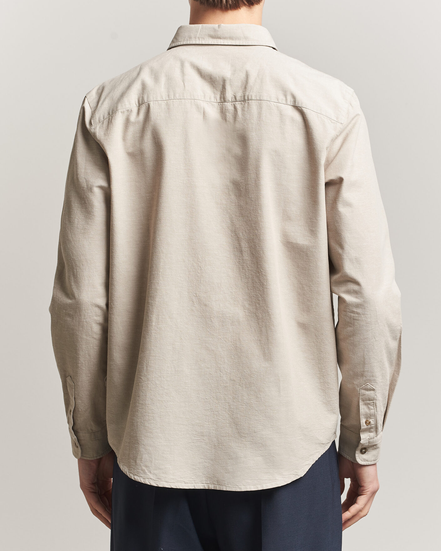 Herren | Hemden | A.P.C. | Harris Cotton/Linen Shirt Sage Green