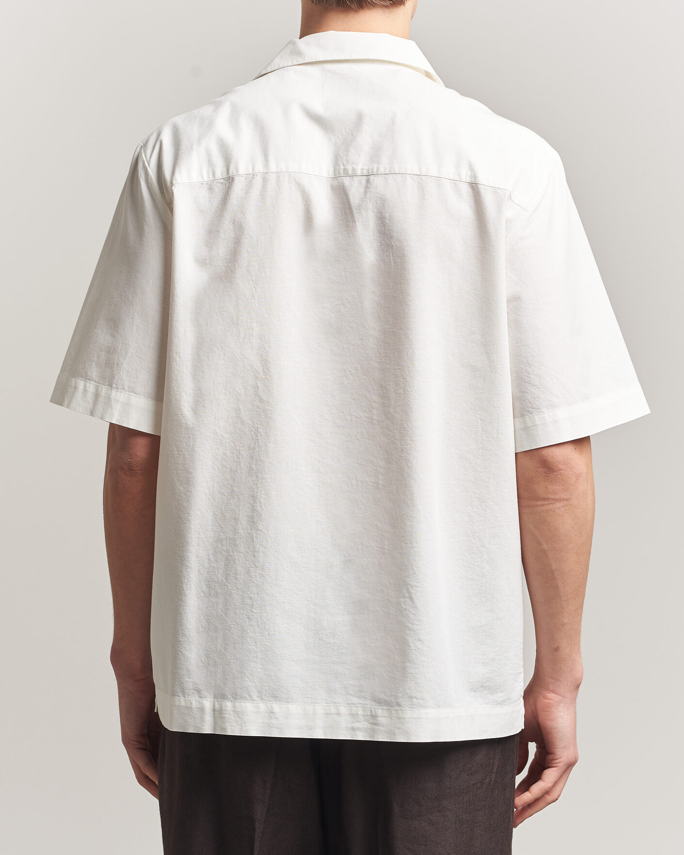 Herren | Hemden | A.P.C. | Jude Cotton/Linen Short Sleeve Shirt White