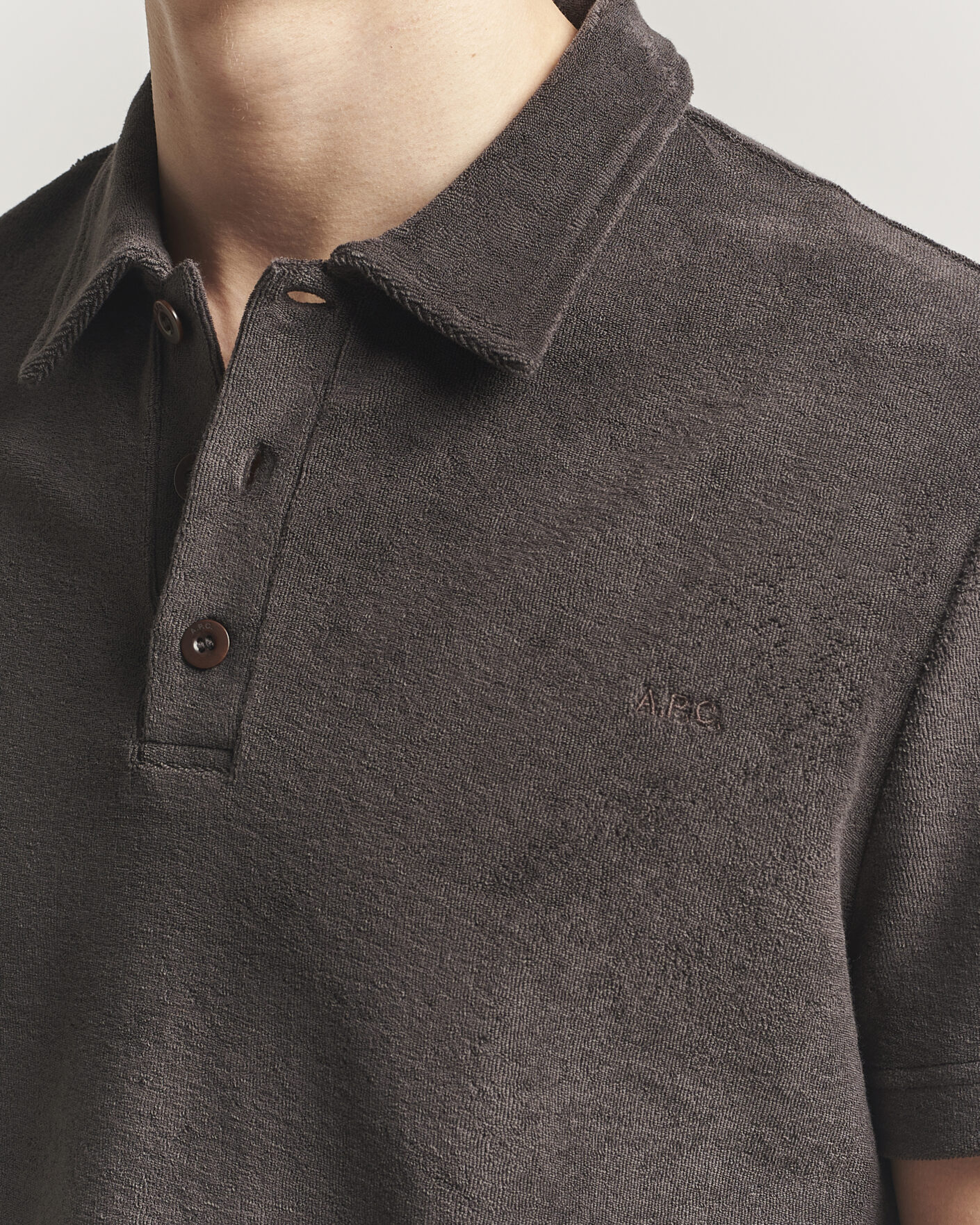 Herren | Poloshirts | A.P.C. | Julian Cotton Knitted Polo Brown