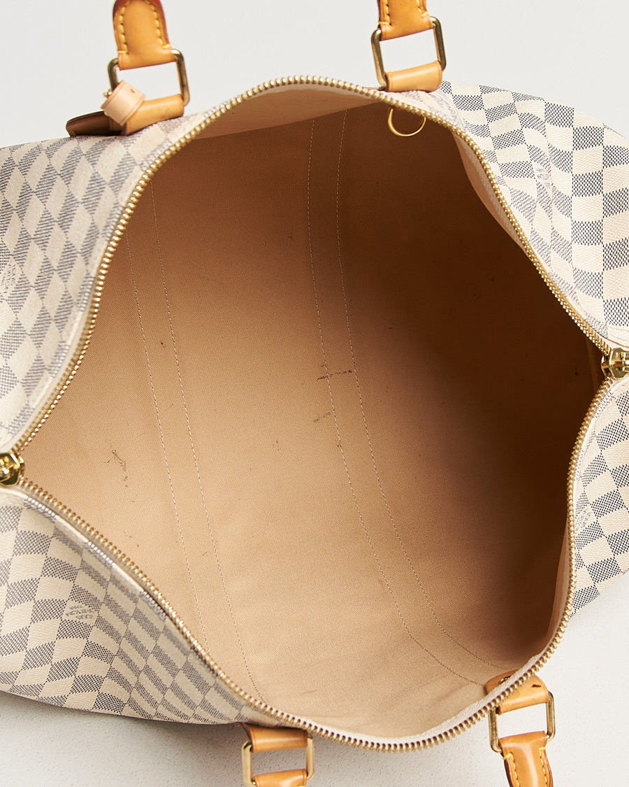 Herren | Pre-Owned & Vintage Bags | Louis Vuitton Pre-Owned | Keepall Bandouliére Damier Azur