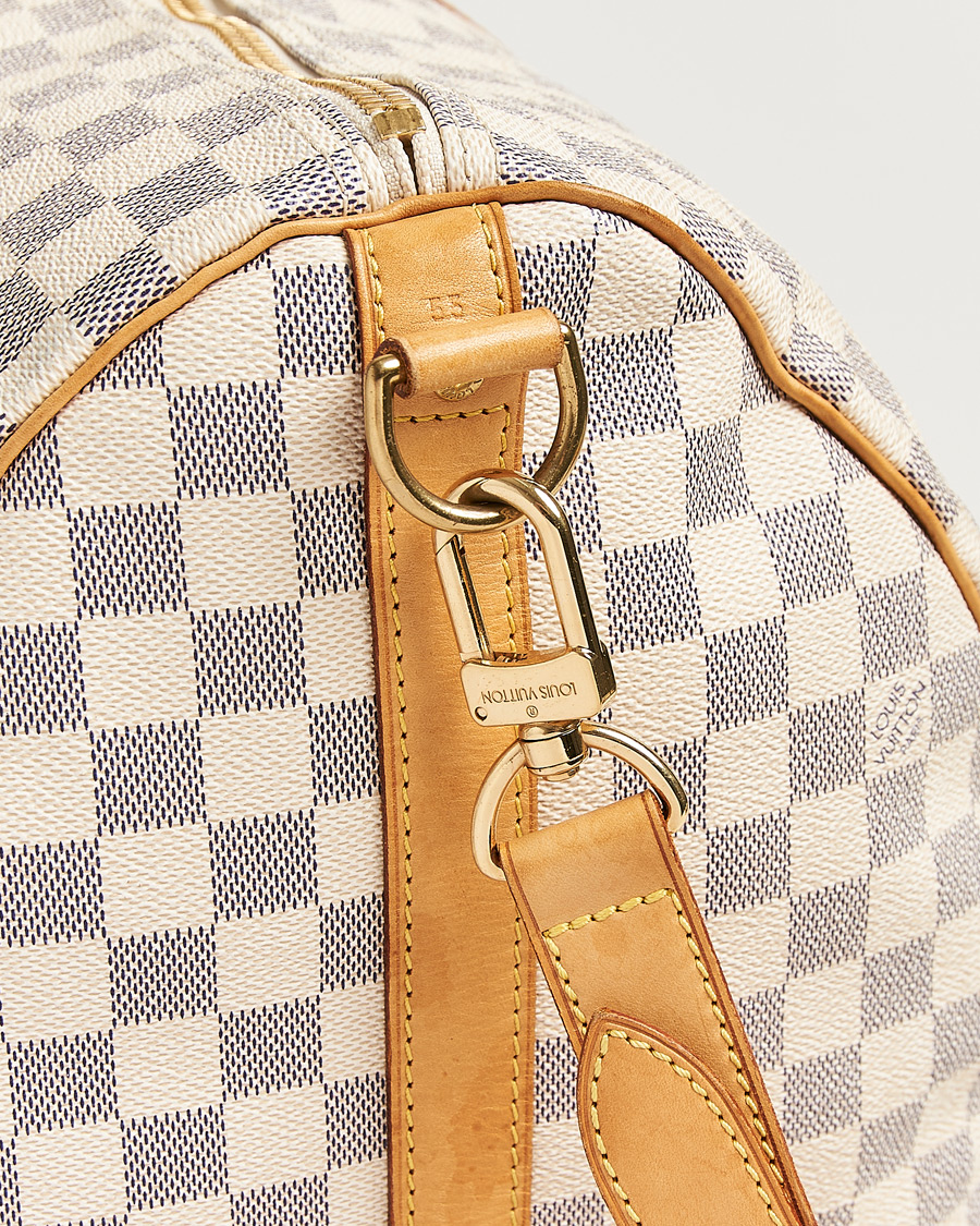 Herren | Pre-Owned & Vintage Bags | Louis Vuitton Pre-Owned | Keepall Bandouliére Damier Azur
