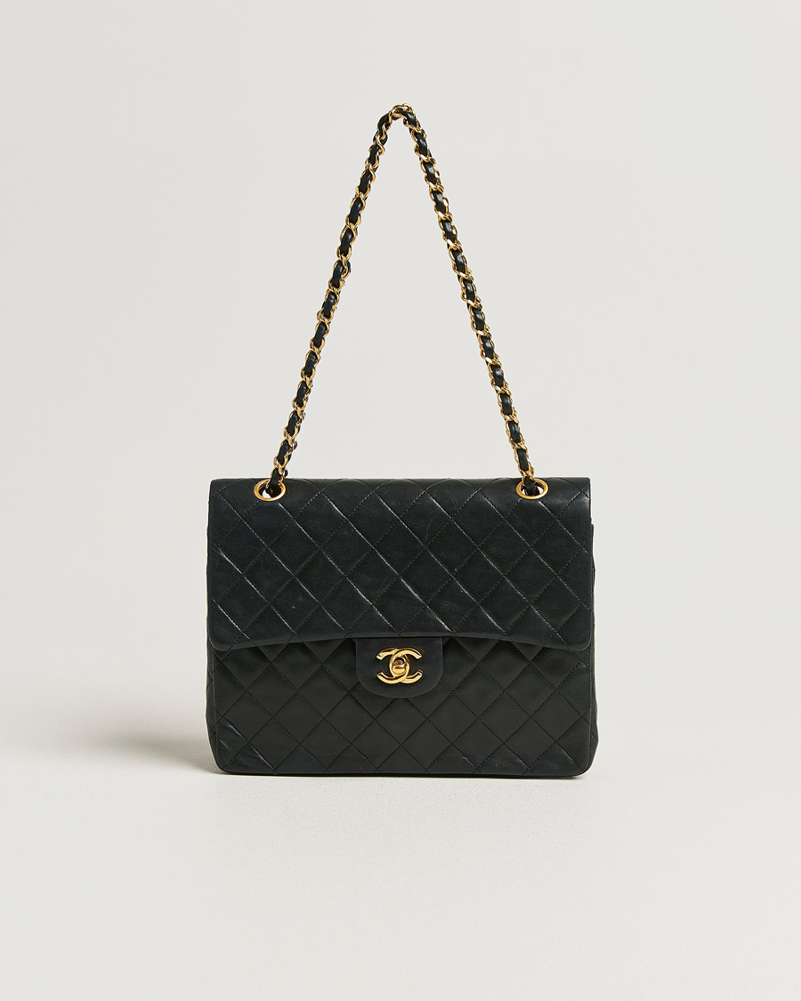 Herren | Pre-Owned & Vintage Bags | Chanel Pre-Owned | Classic Double Flap Small Lamskin Black