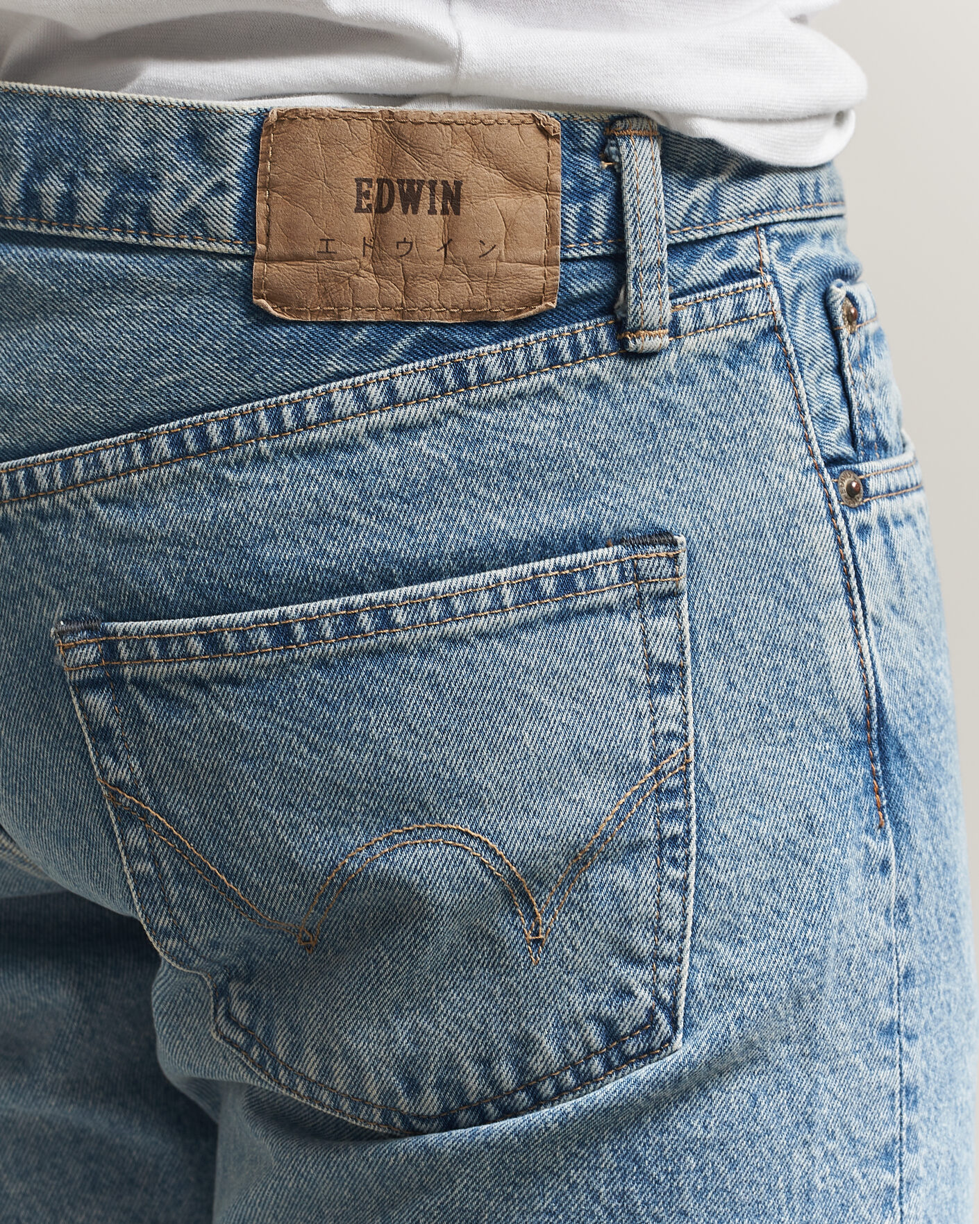 Herren | Hosen | EDWIN | Regular Tapered Jeans Used Light Blue