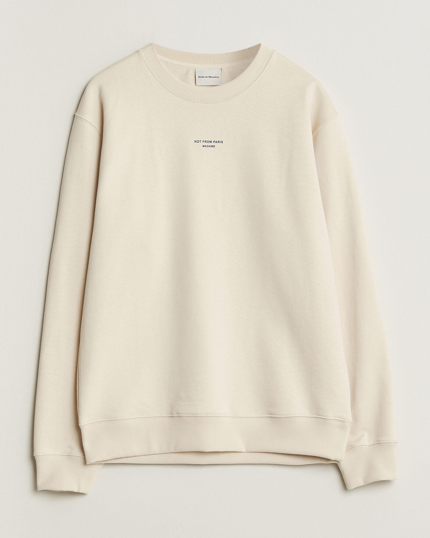 Herren | Pullover | Drôle de Monsieur | Classic Slogan Sweatshirt Sand