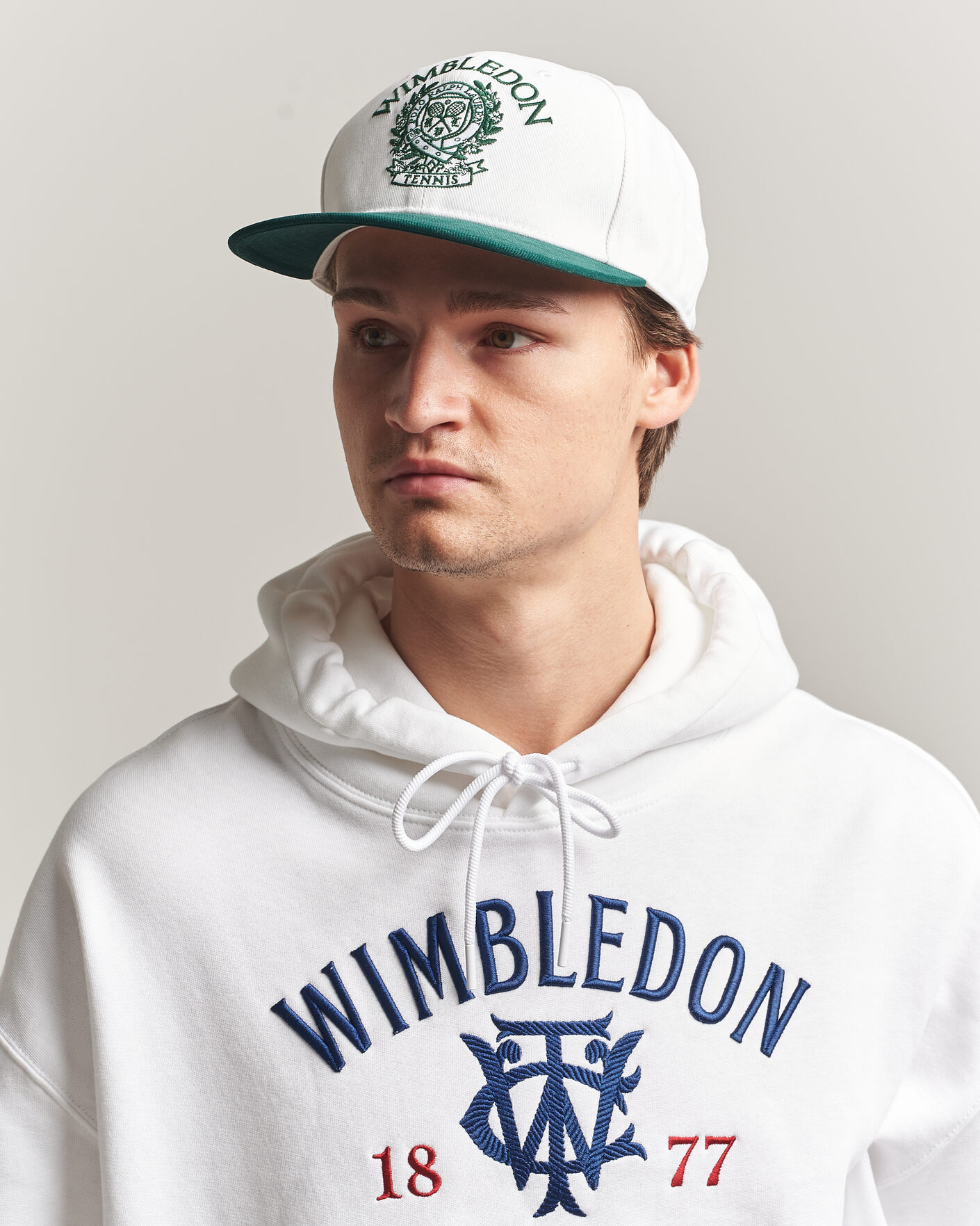 Herren | Hüte & Mützen | Polo Ralph Lauren | Wimbledon Cap White/Moss Agate