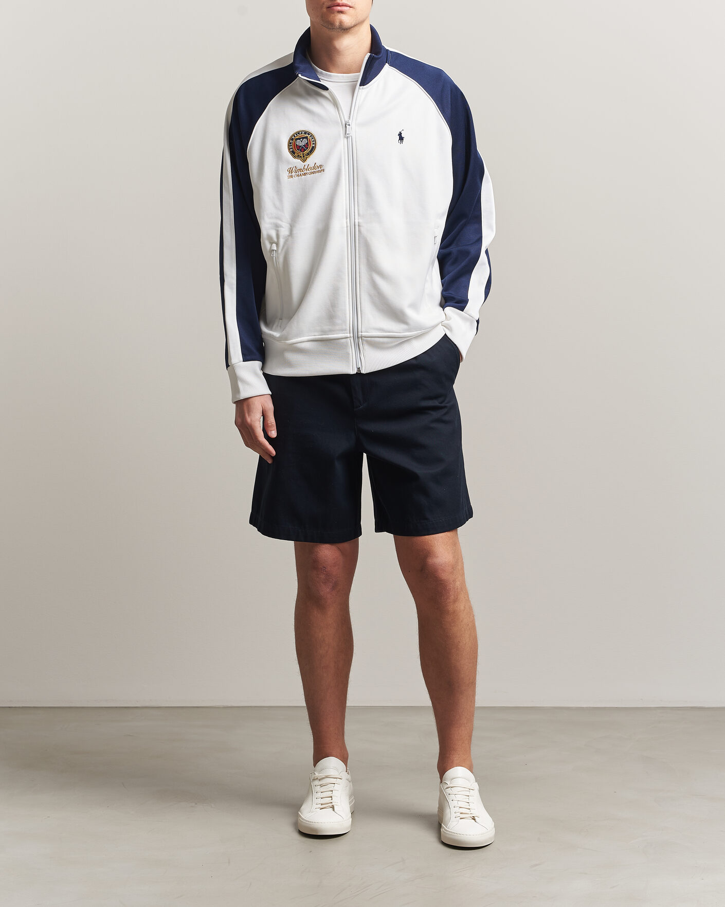Herren | Pullover | Polo Ralph Lauren | Full Zip Pullover Ceramic White
