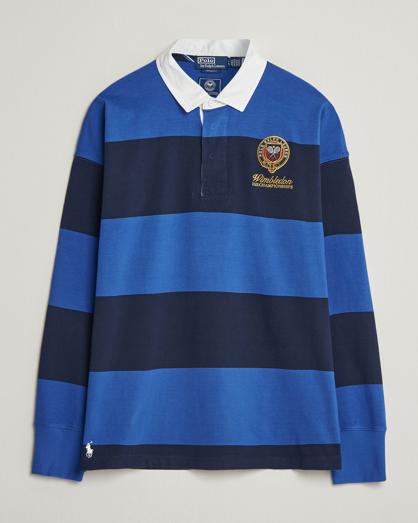Herren | Pullover | Polo Ralph Lauren | Striped Rugby Pullover Collegiate Blue
