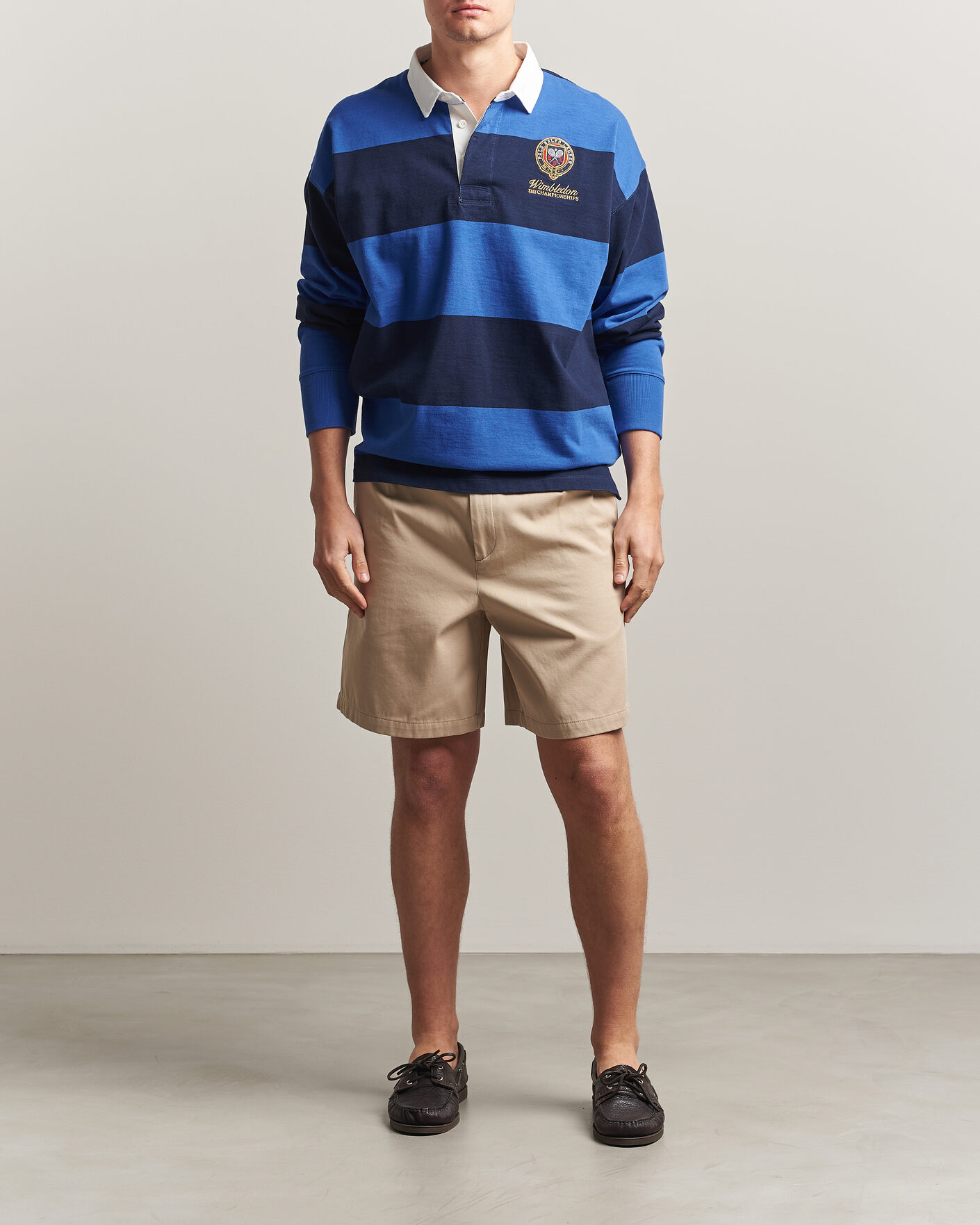 Herren | Pullover | Polo Ralph Lauren | Striped Rugby Pullover Collegiate Blue