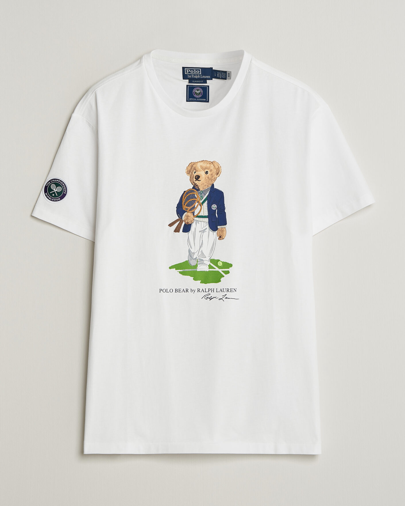 Herren | T-Shirts | Polo Ralph Lauren | Wimbledon Bear Tee White