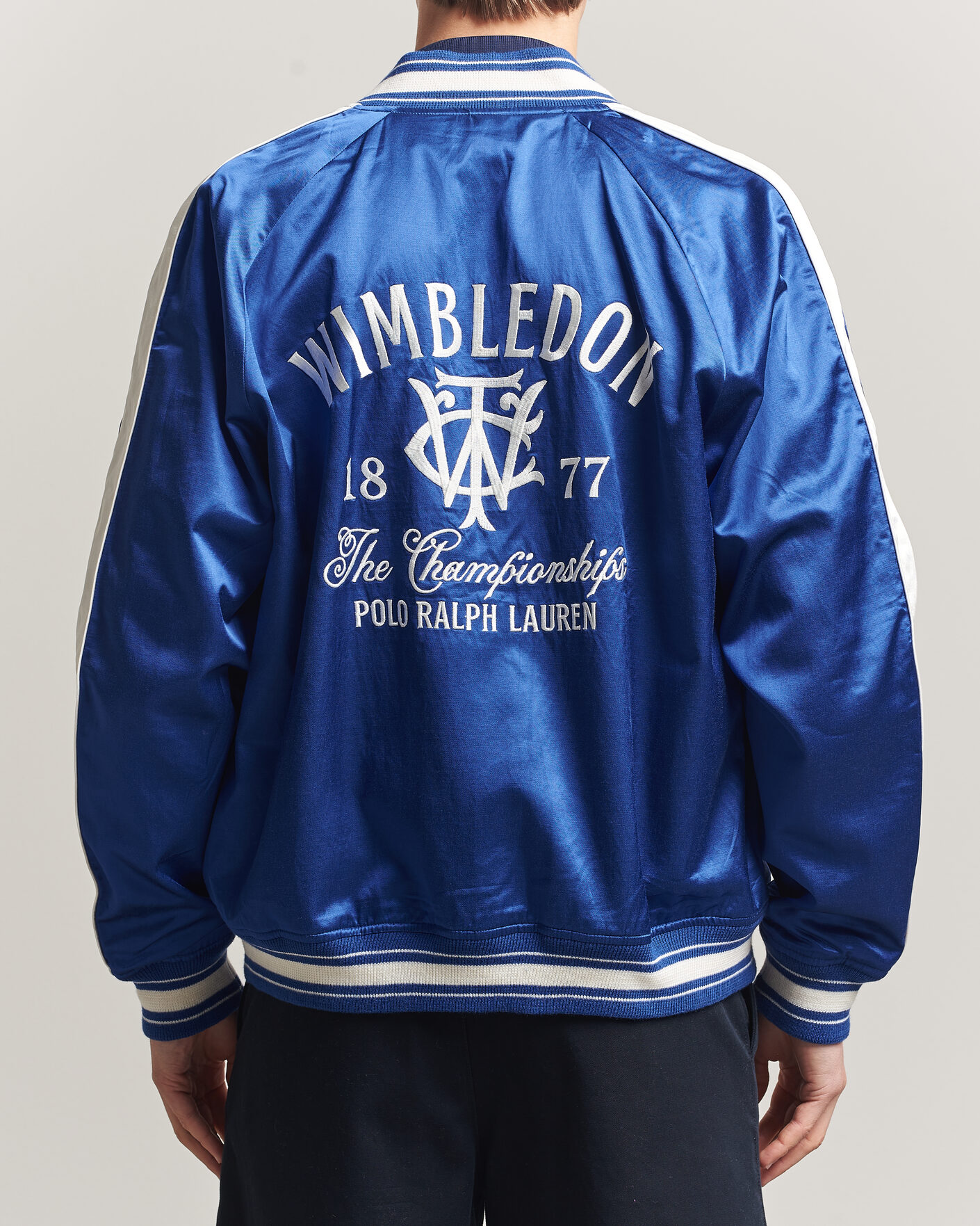 Herren | Jacken | Polo Ralph Lauren | Championship Bomber Jacket Graphic Royal/White