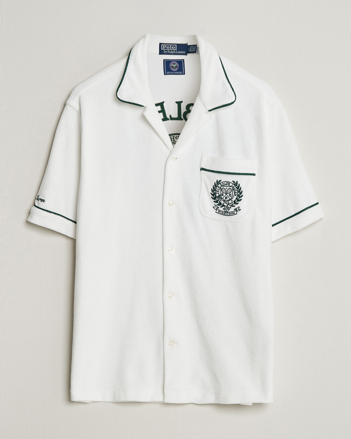 Herren | Hemden | Polo Ralph Lauren | Terry Short Sleeve Shirt White