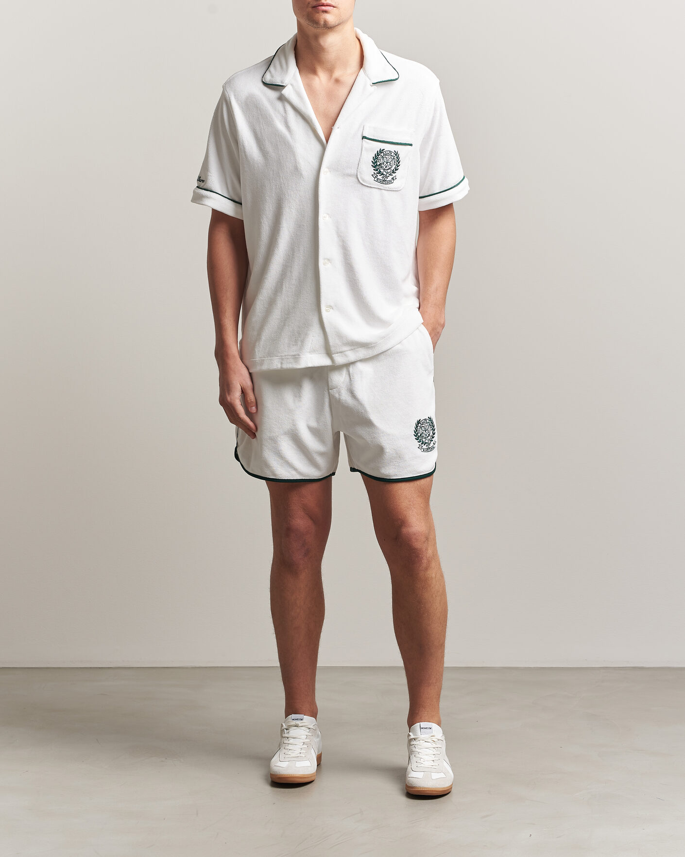 Herren | Hemden | Polo Ralph Lauren | Terry Short Sleeve Shirt White