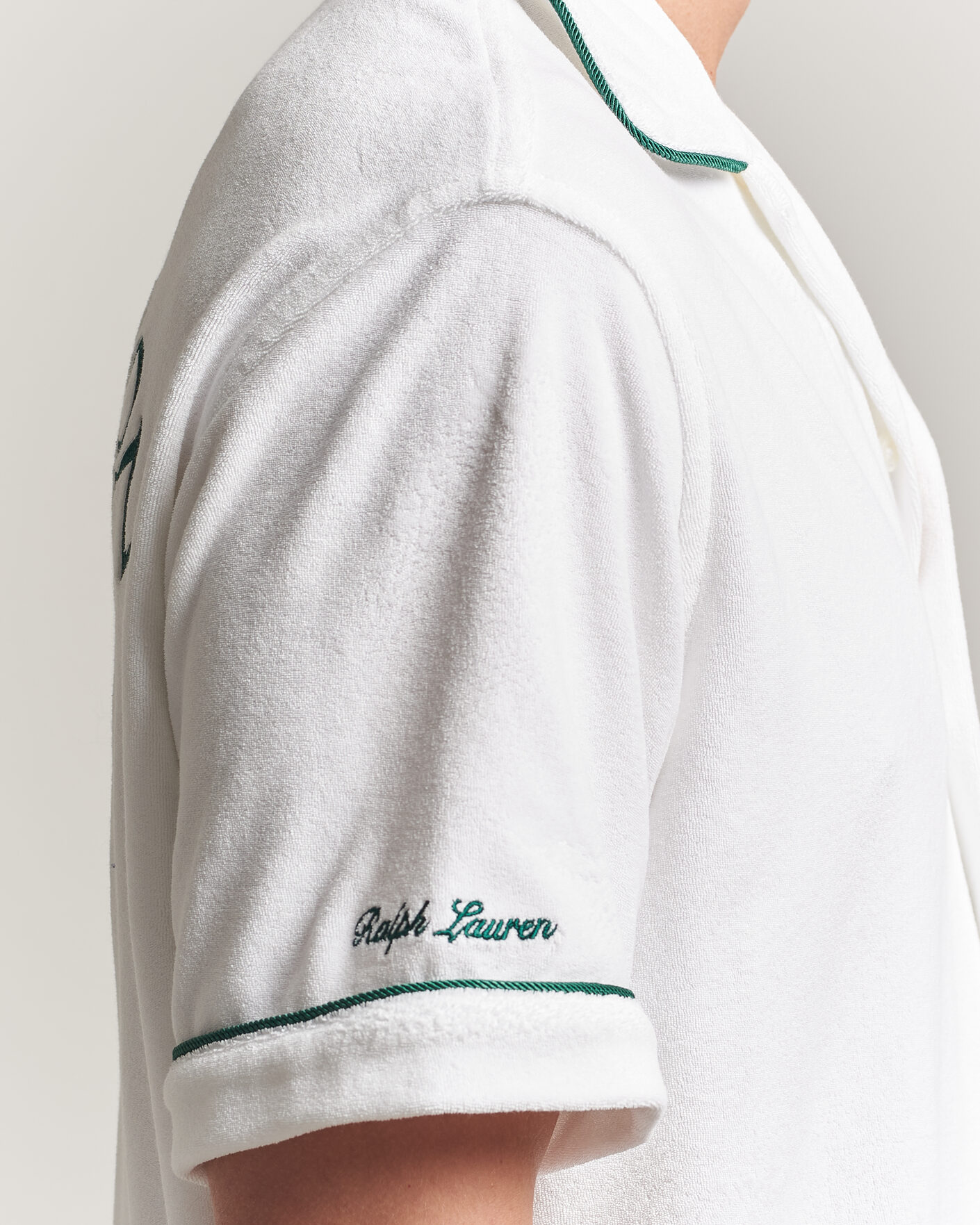 Herren | Hemden | Polo Ralph Lauren | Terry Short Sleeve Shirt White