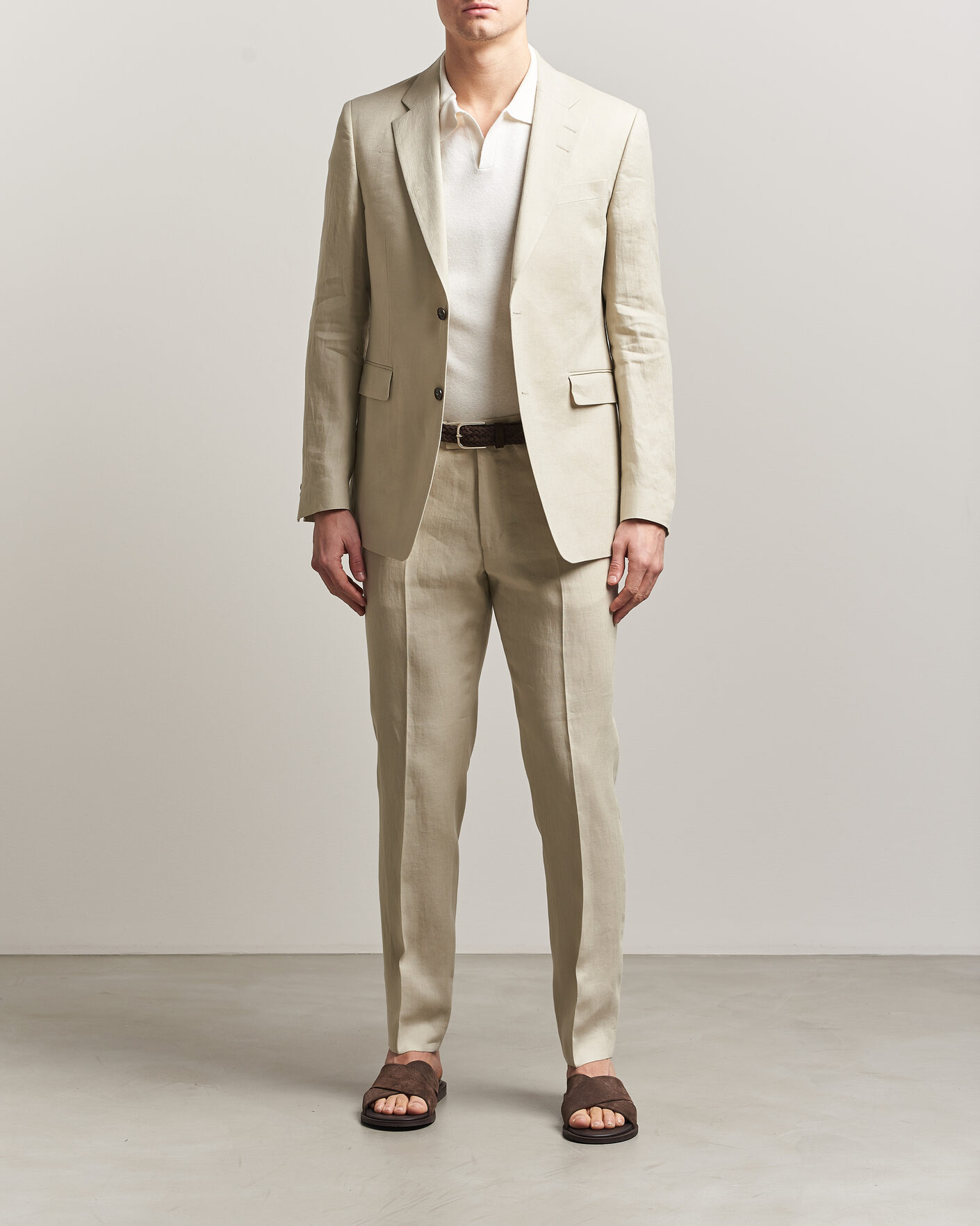 Herren | Sakkos | Tiger of Sweden | Justin Linen Suit Blazer Cream Sand