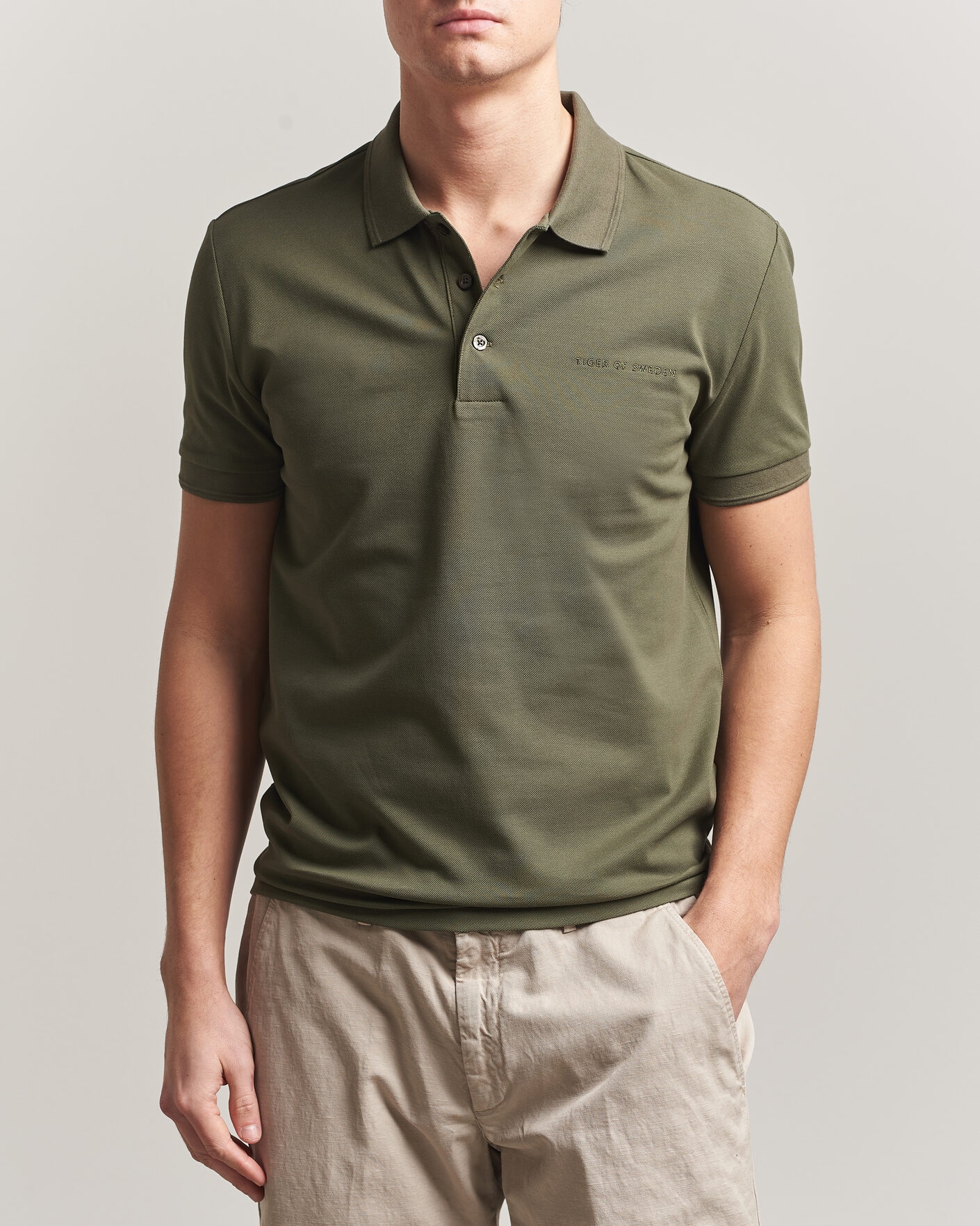Herren | Poloshirts | Tiger of Sweden | Darios Polo Kalamata Green