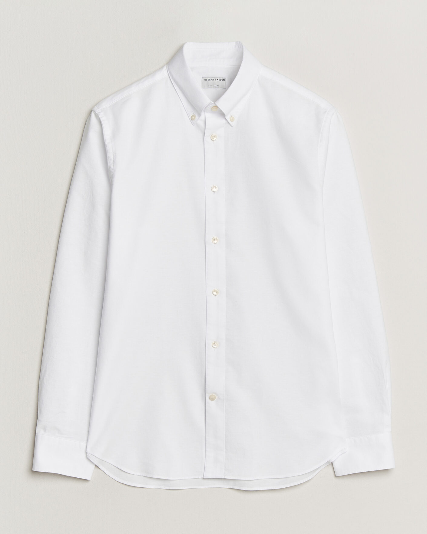 Herren | Hemden | Tiger of Sweden | Bjorn Oxford Shirt Pure White