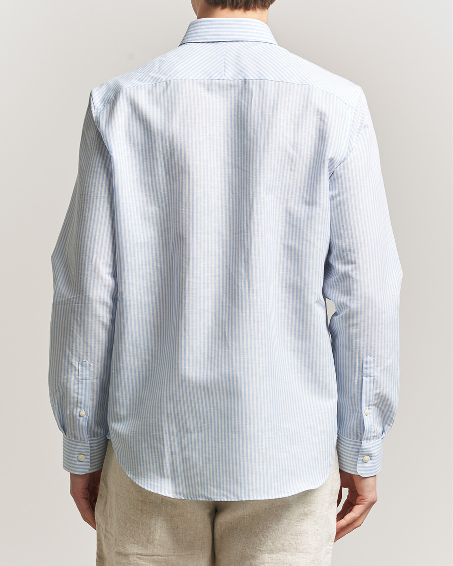 Herren | Hemden | Tiger of Sweden | Bjorn Cotton/Linen Striped Shirt Heaven