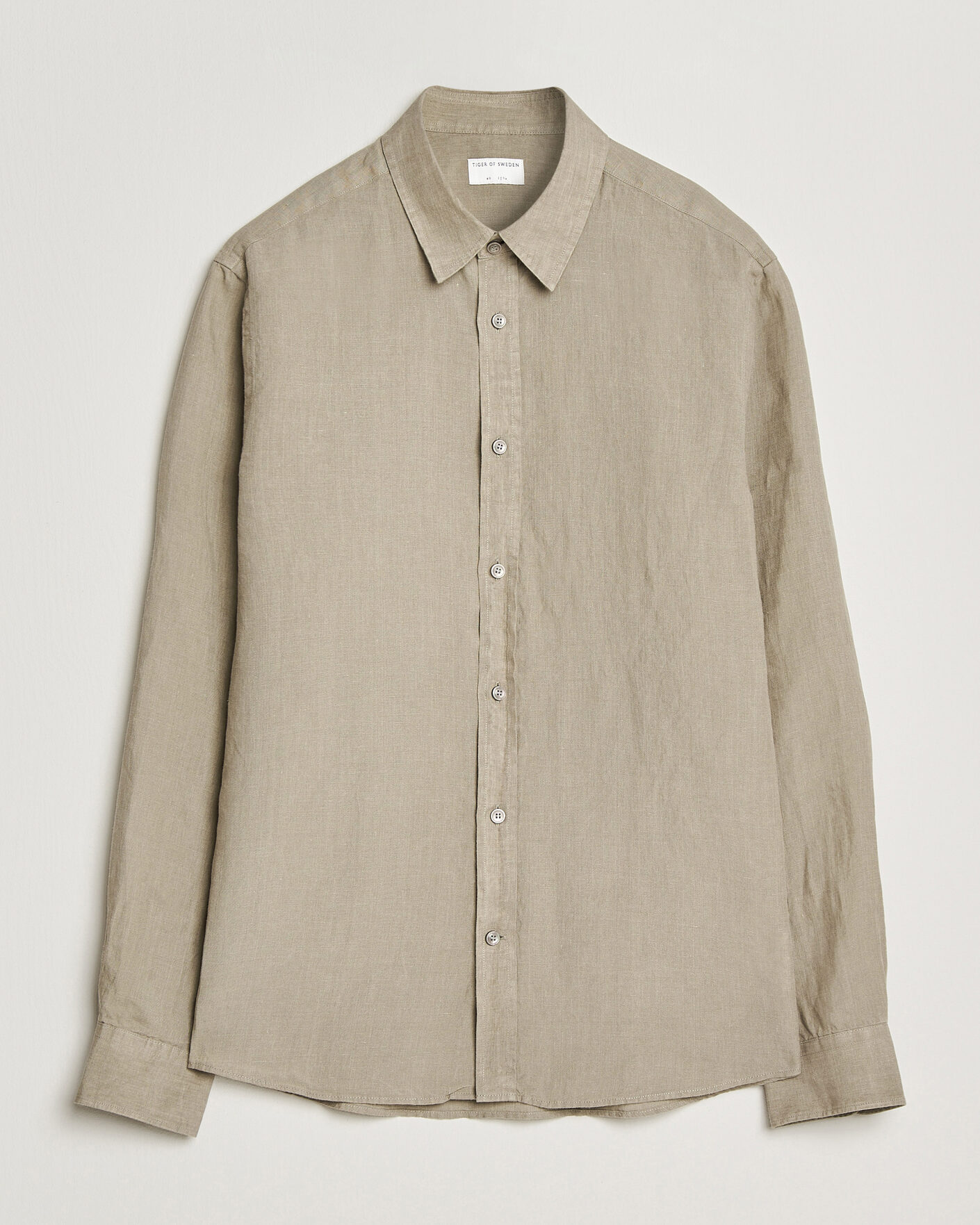 Herren | Hemden | Tiger of Sweden | Spenser Linen Shirt Mole