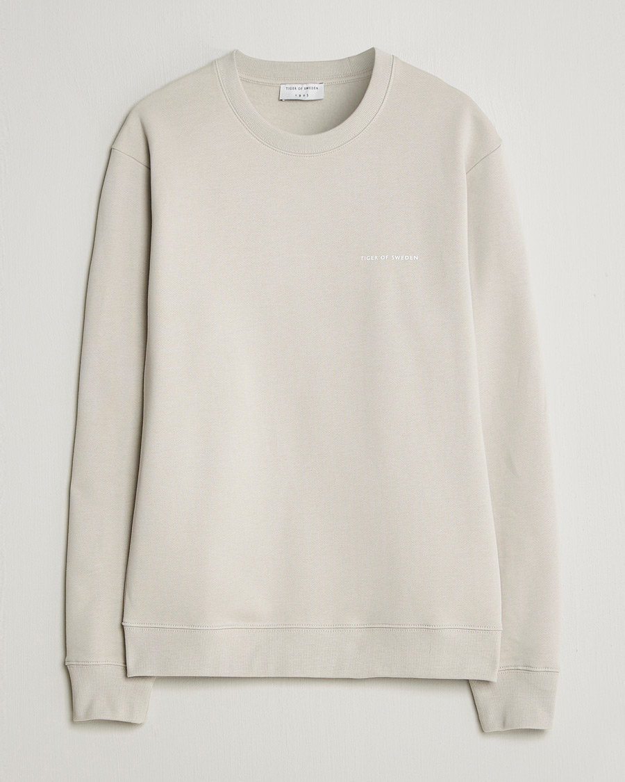 Herren | Pullover | Tiger of Sweden | Emerson Crew Neck Sweatshirt Seline Grey