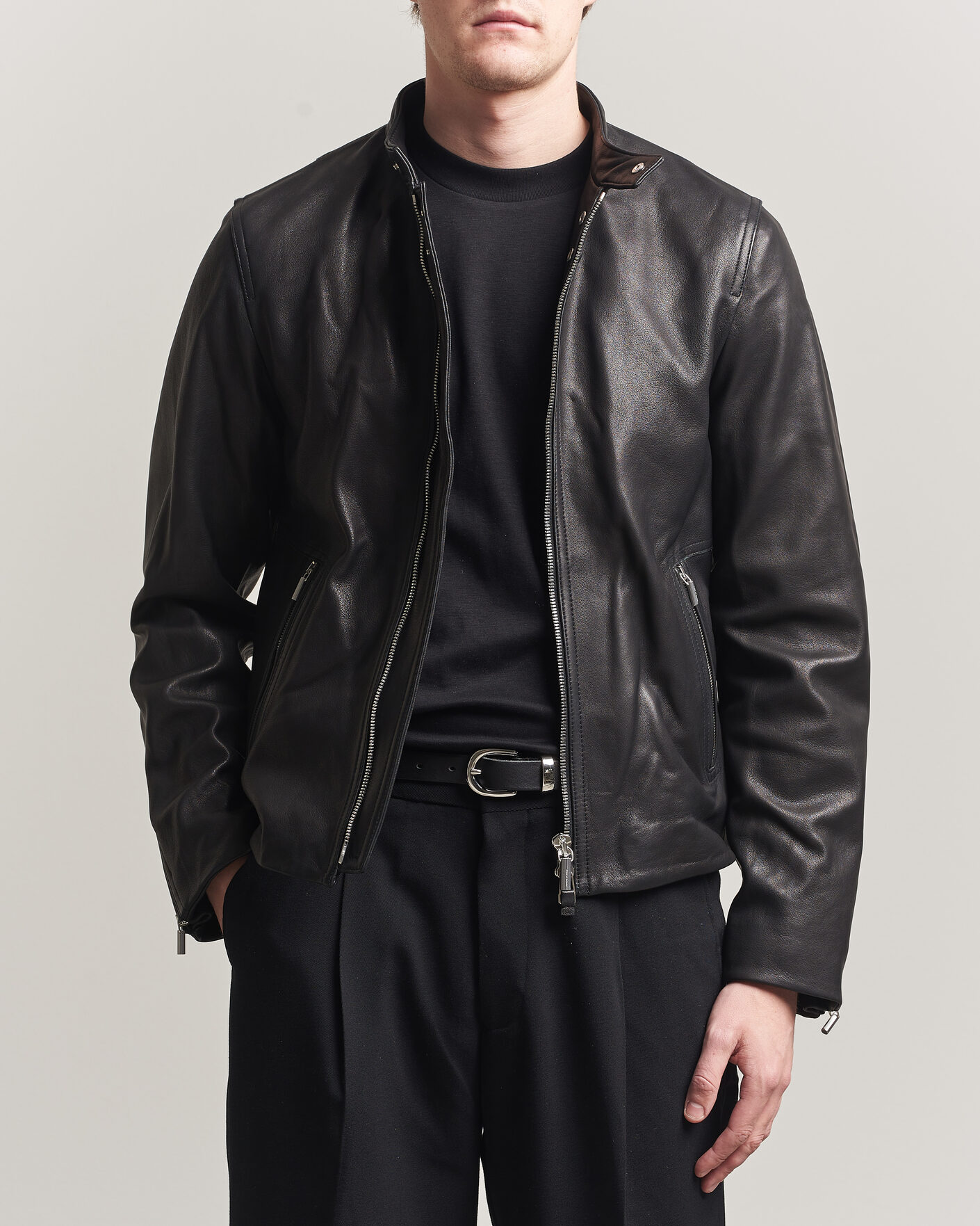 Herren | Jacken | Tiger of Sweden | Reier Leather Jacket Black