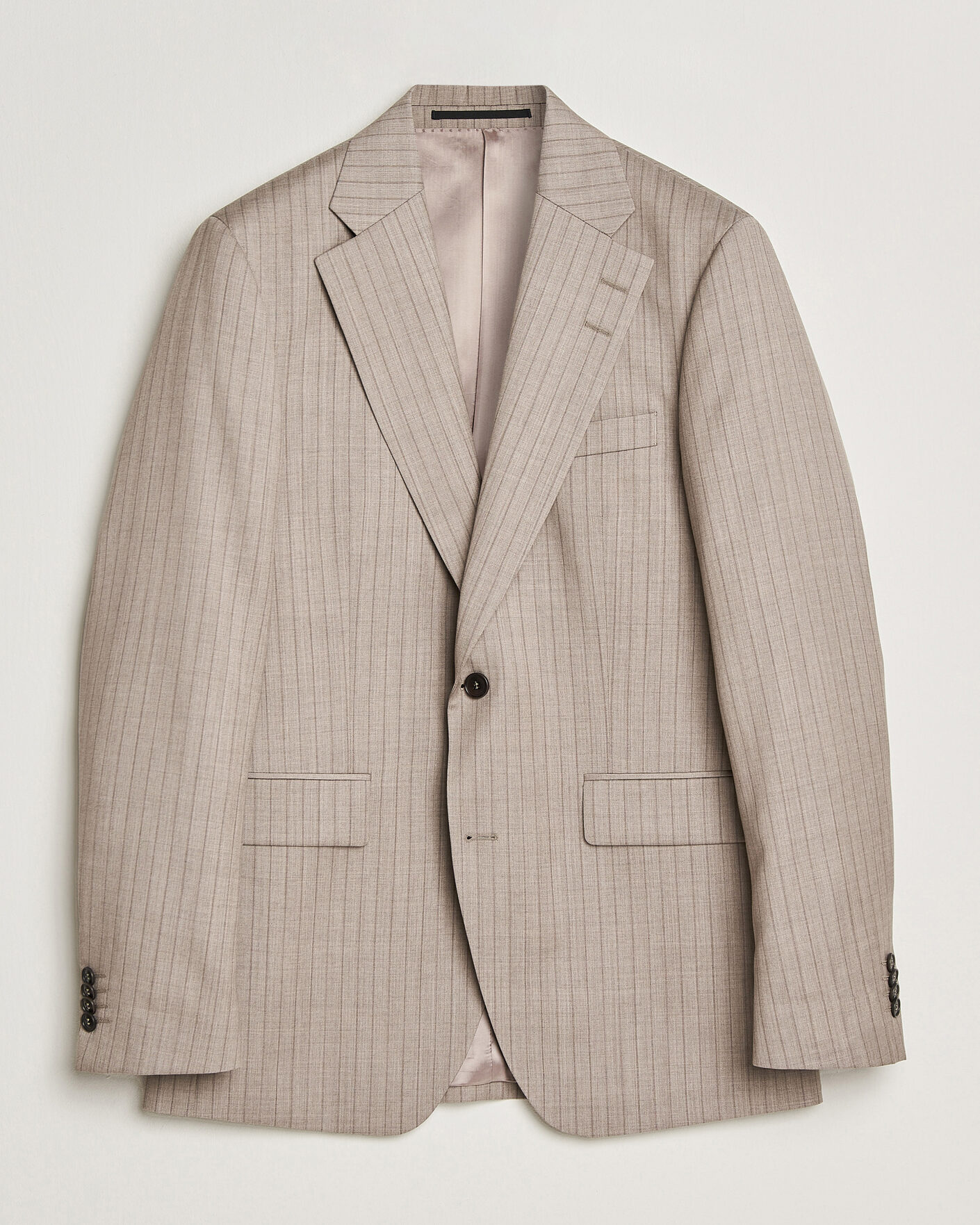Herren | Sakkos | Tiger of Sweden | Ease Wool Pinstriped Blazer Clay