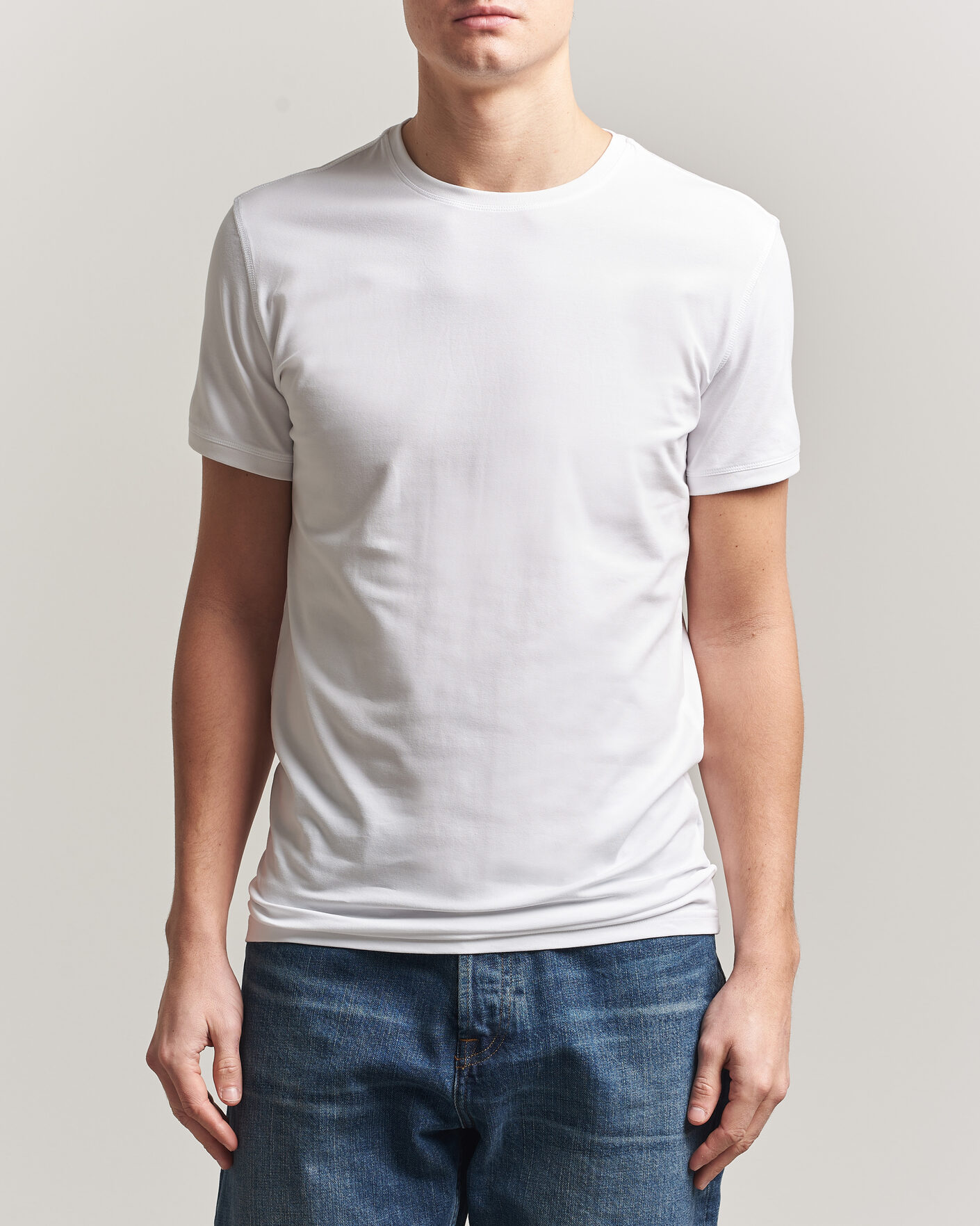 Herren | T-Shirts | Tiger of Sweden | Heimdal 2-Pack Crew Neck T-Shirt Pure White