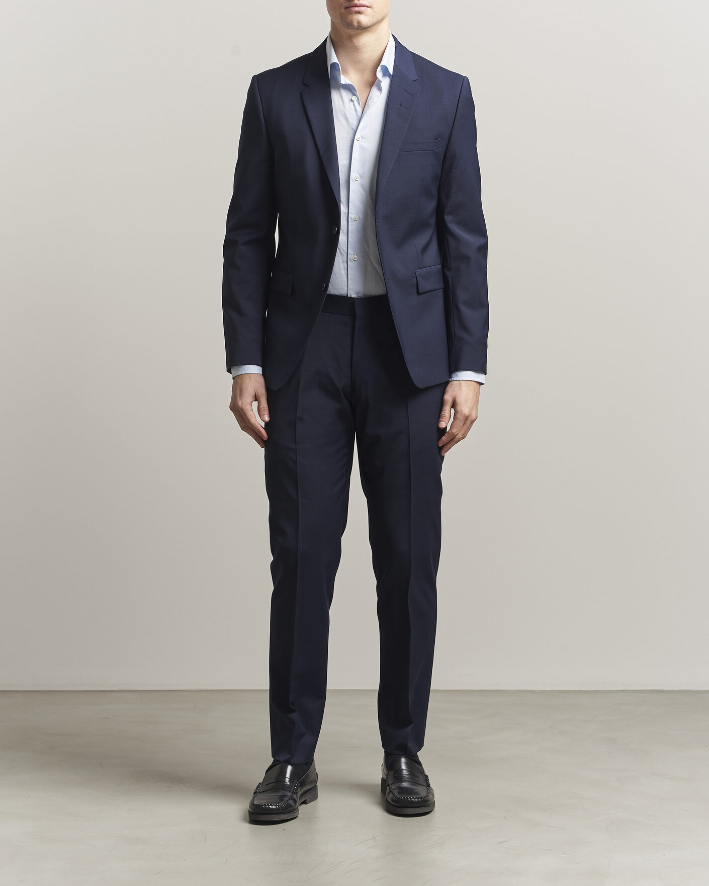 Herren | Sakkos | Tiger of Sweden | Jamie Wool Travel Suit Blazer Royal Blue