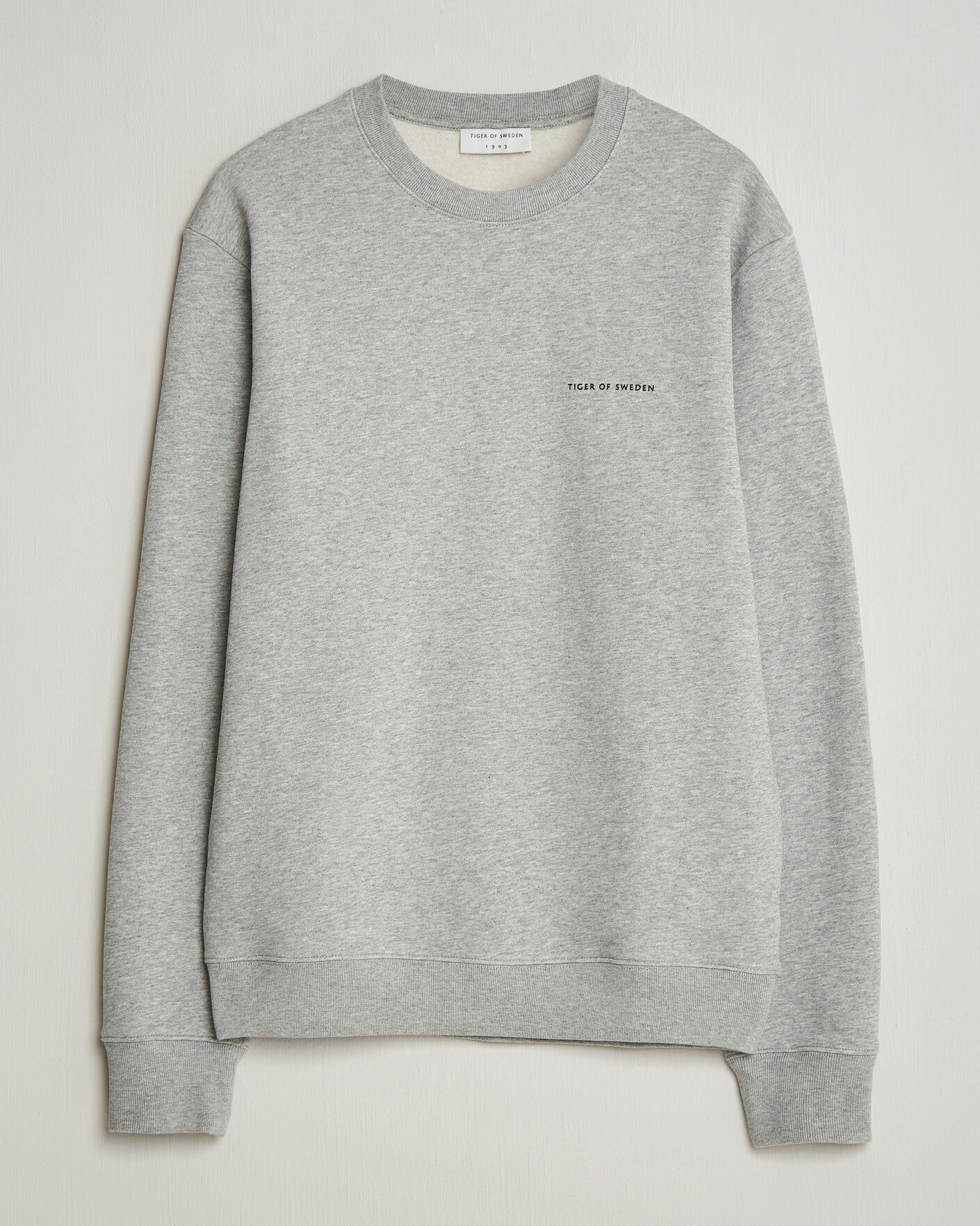 Herren | Pullover | Tiger of Sweden | Emerson Crew Neck Sweatshirt Grey Melange