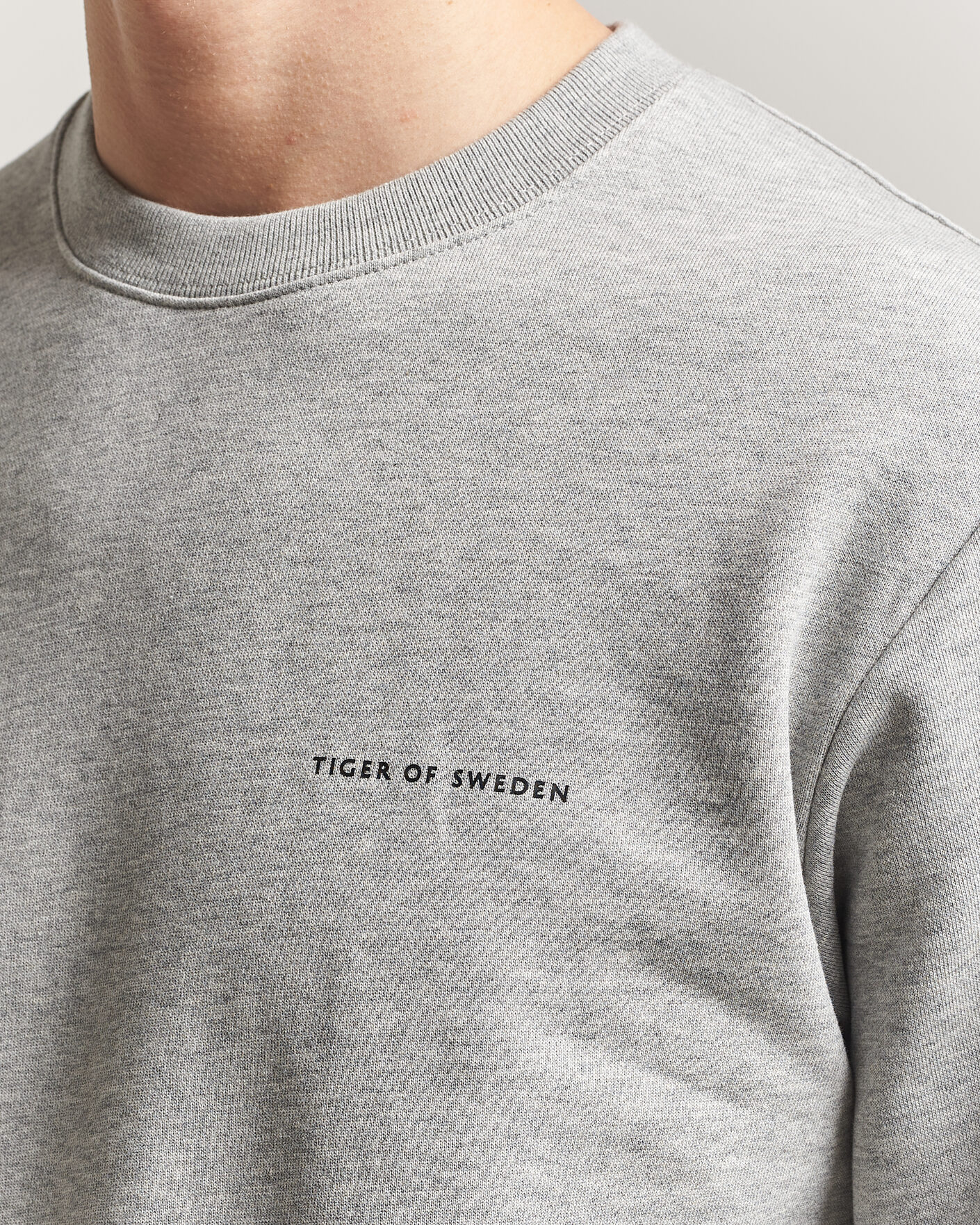 Herren | Pullover | Tiger of Sweden | Emerson Crew Neck Sweatshirt Grey Melange