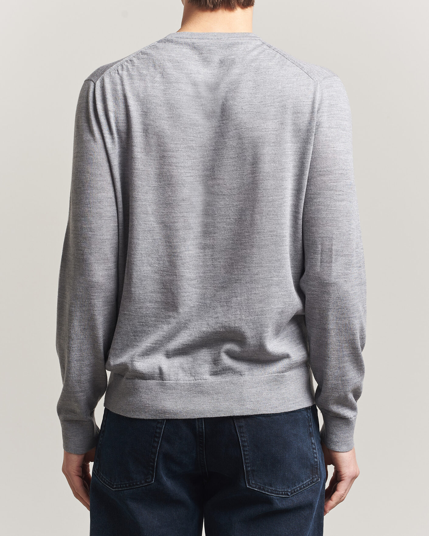 Herren | Pullover | Tiger of Sweden | Connor Crew Neck Pullover Grey Melange