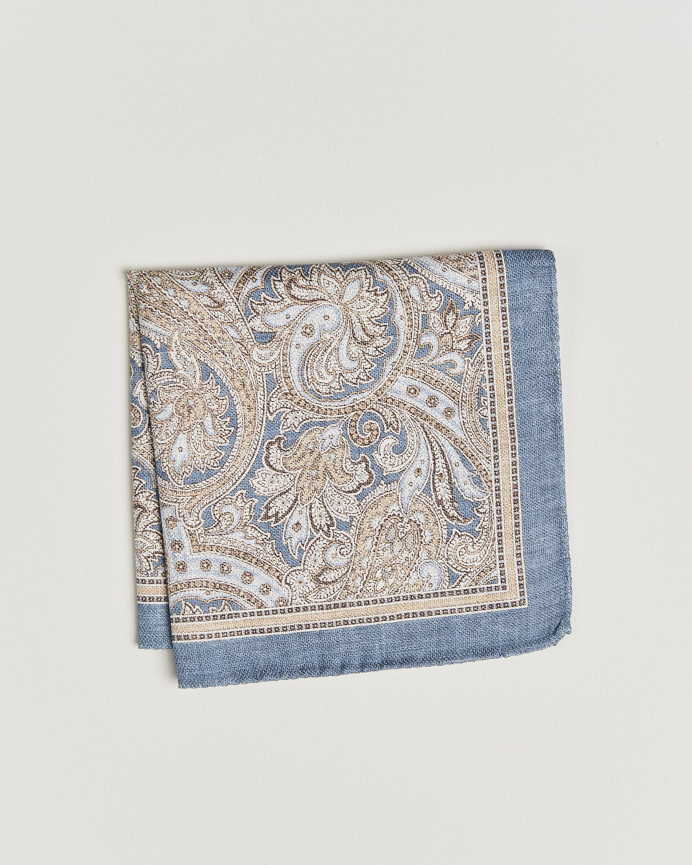 Herren | Einstecktücher | Amanda Christensen | Silk Shappe Double Faced Pocket Square Navy